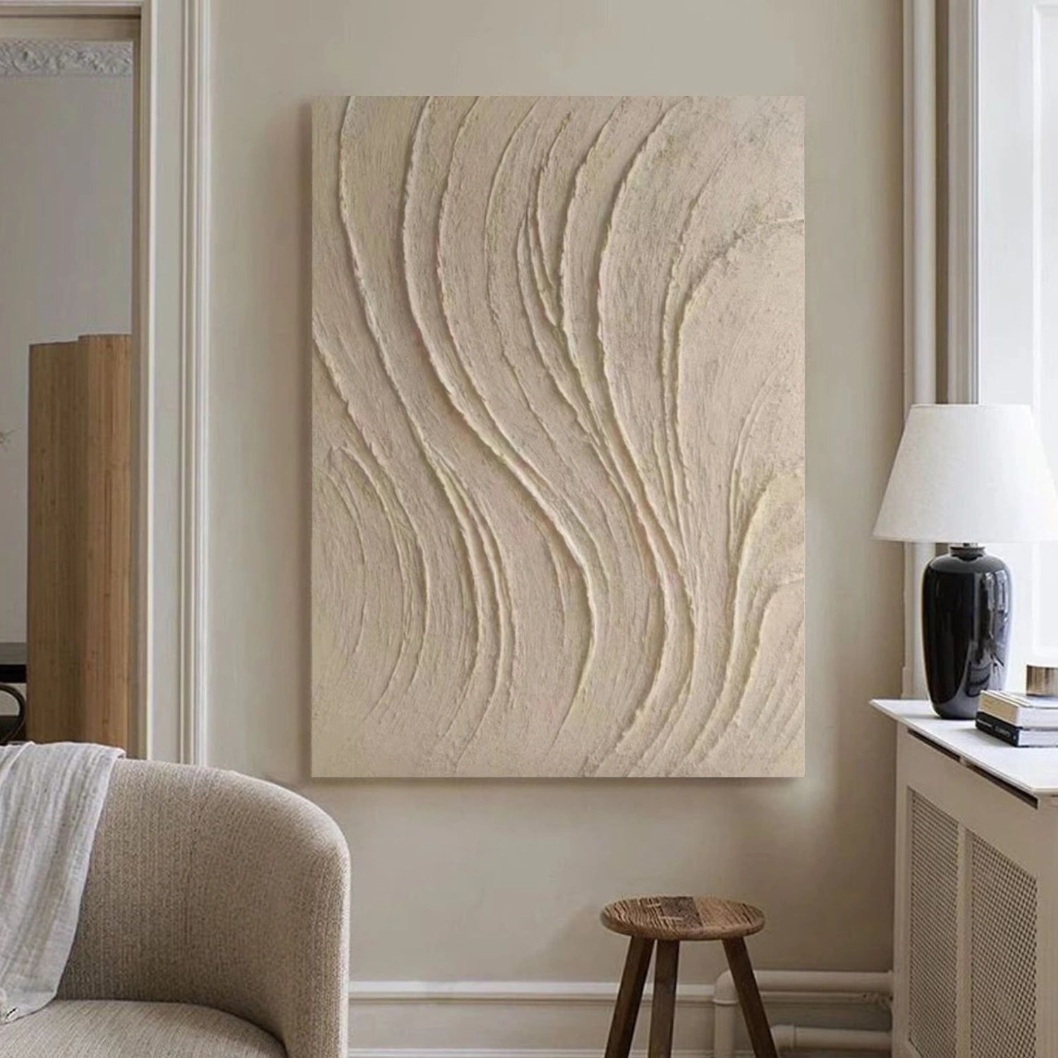 Minimalist Textured Canvas Art #MM375