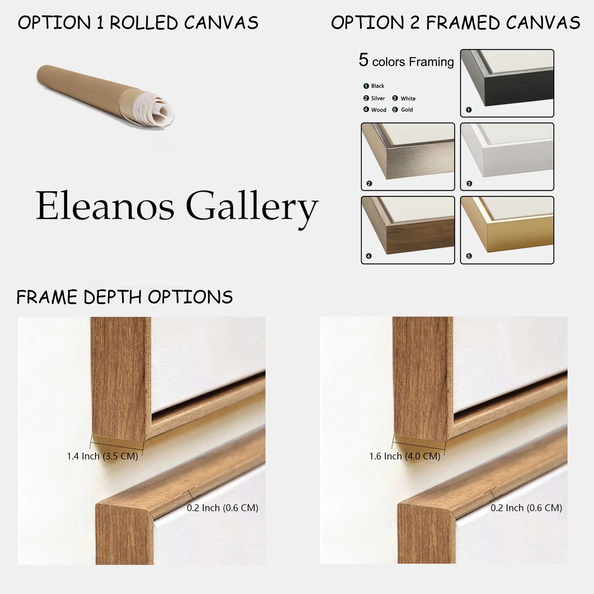 Stretched Canvas Set of 4 #MM065