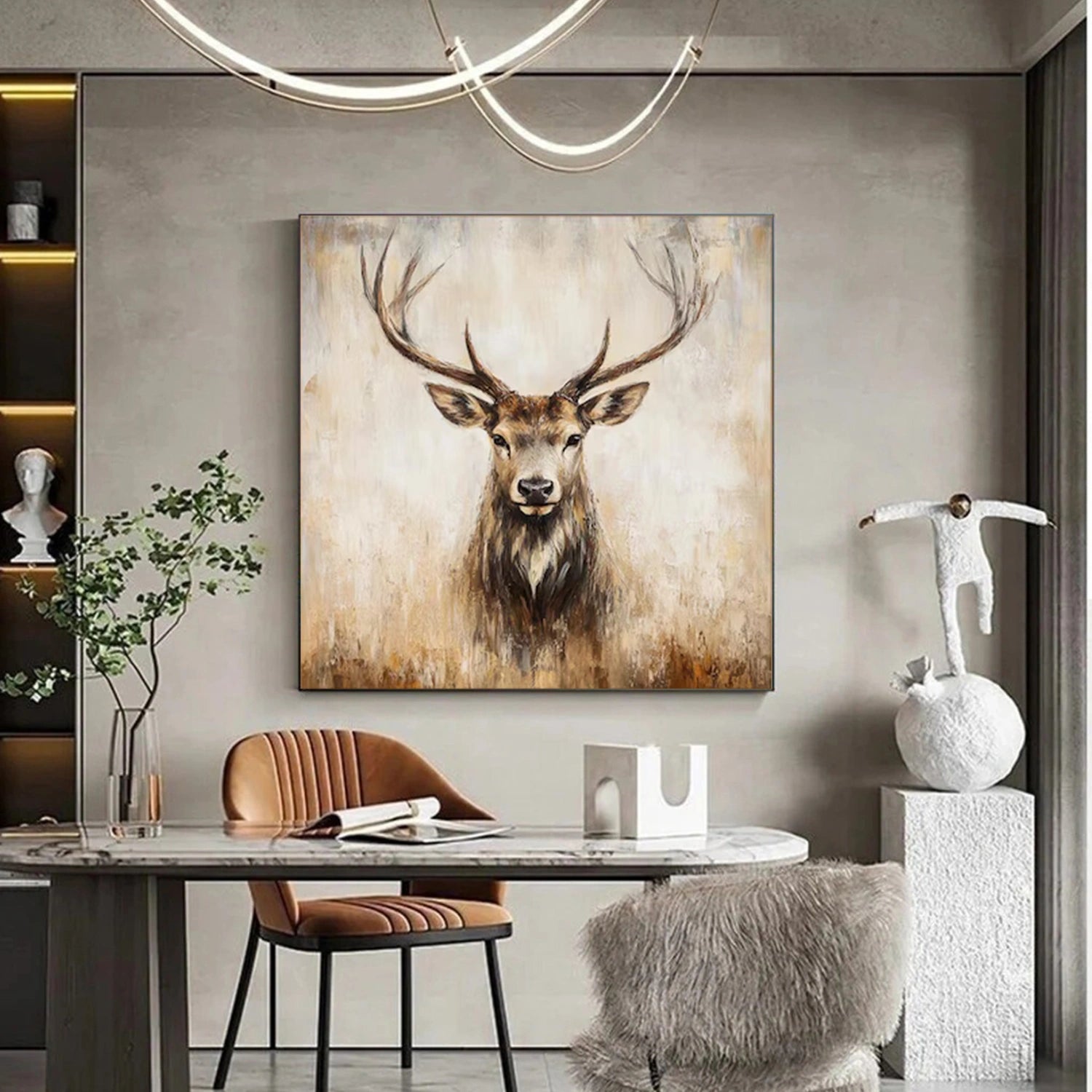 Abstract Animal Wall Art #AL168