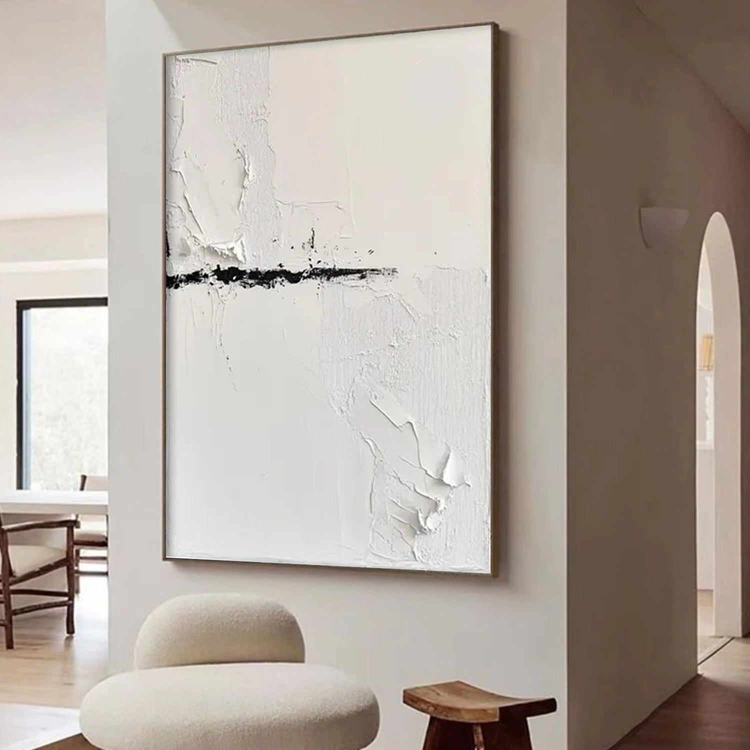 Minimalist Textured Canvas Art #MM336