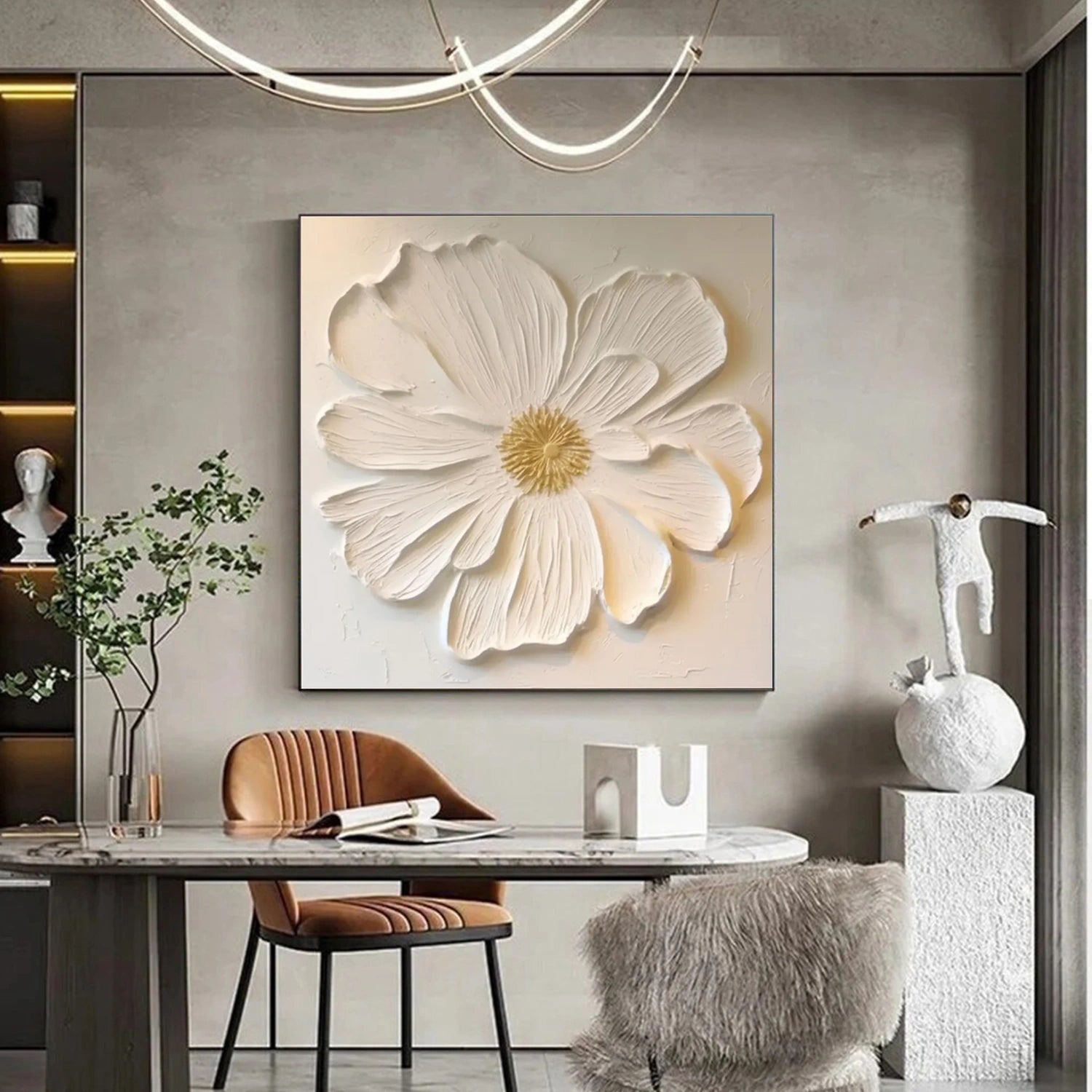 Flower & Tree Abstract Wall Art #ML091