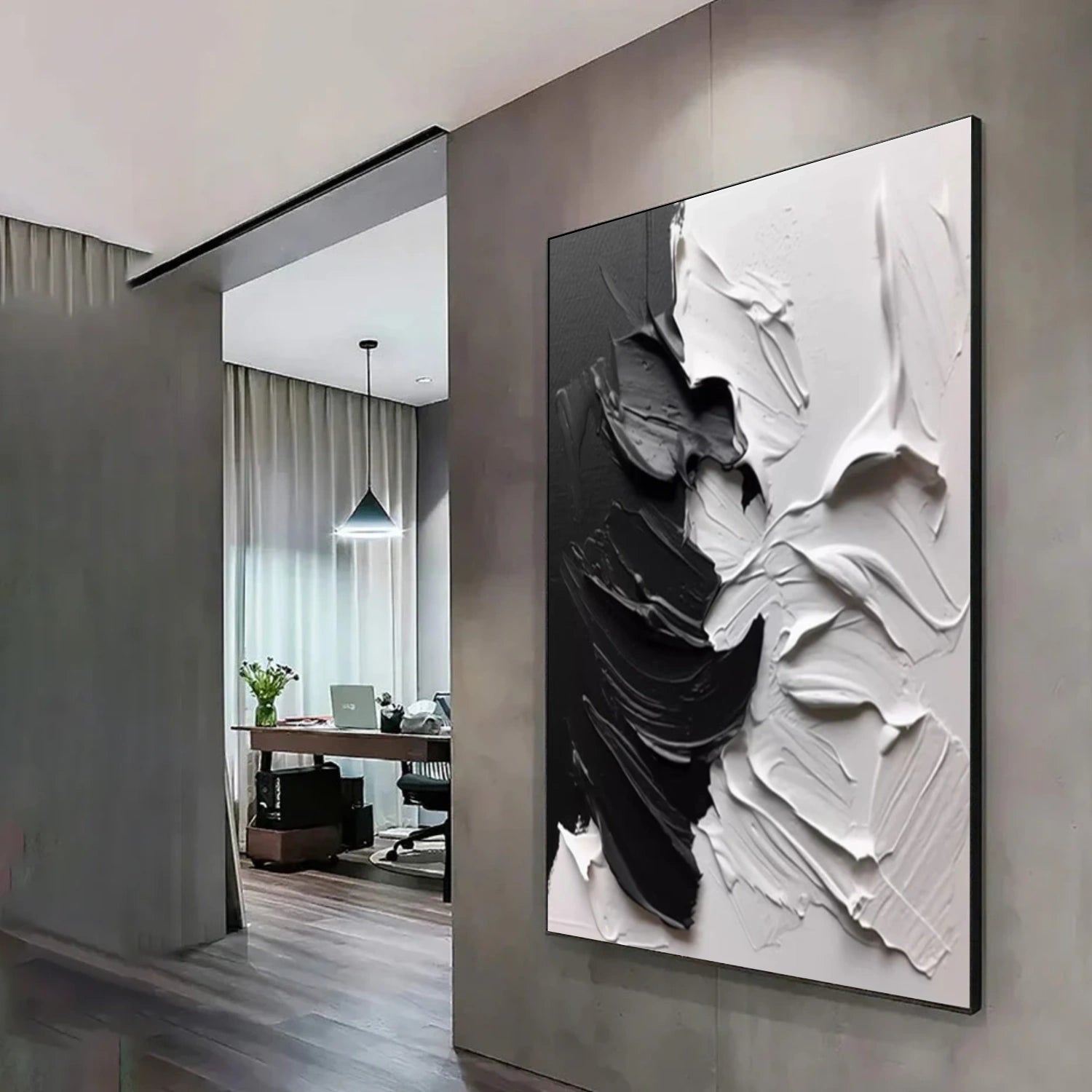 Minimalist Textured Canvas Art #MM318