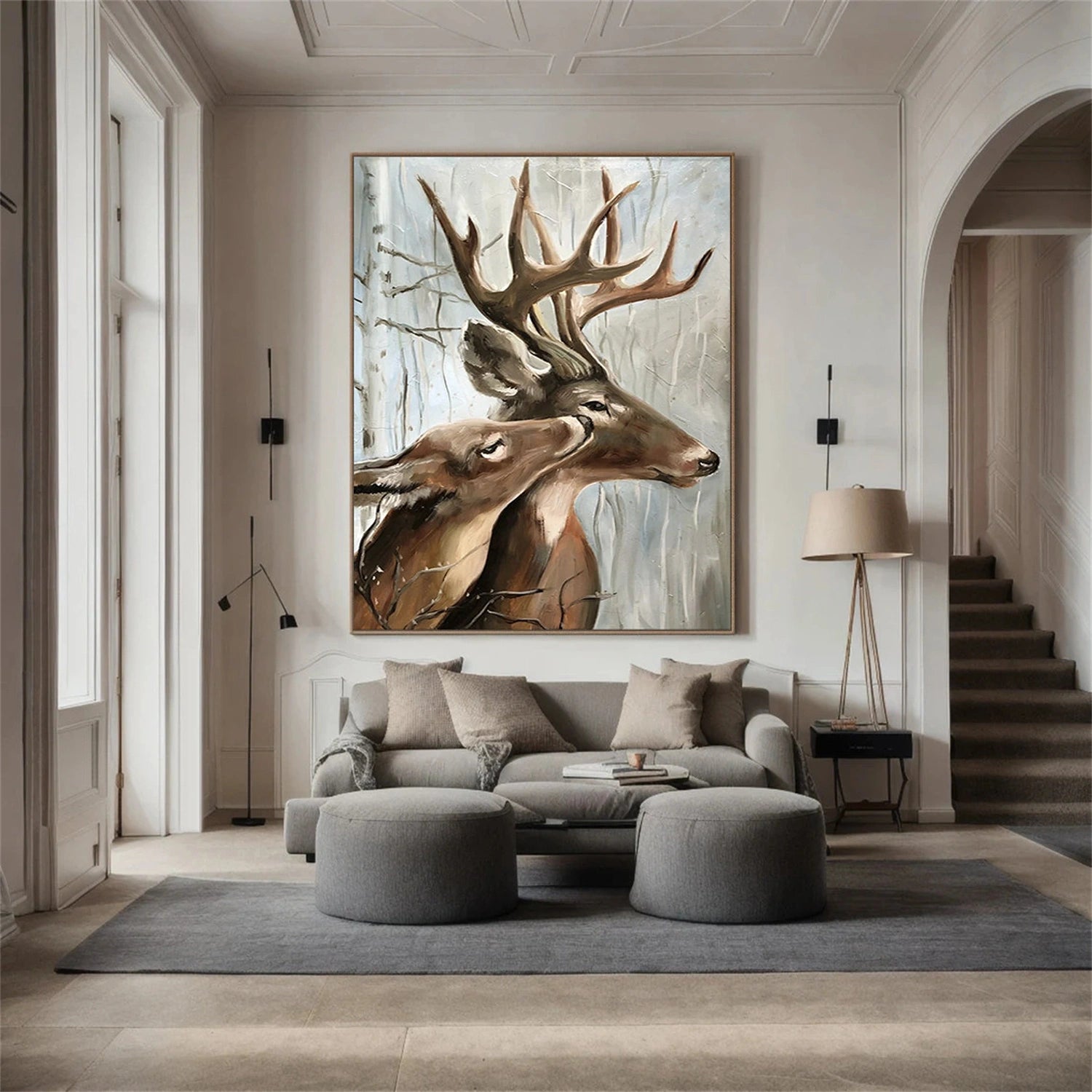 Abstract Animal Wall Art #AL138