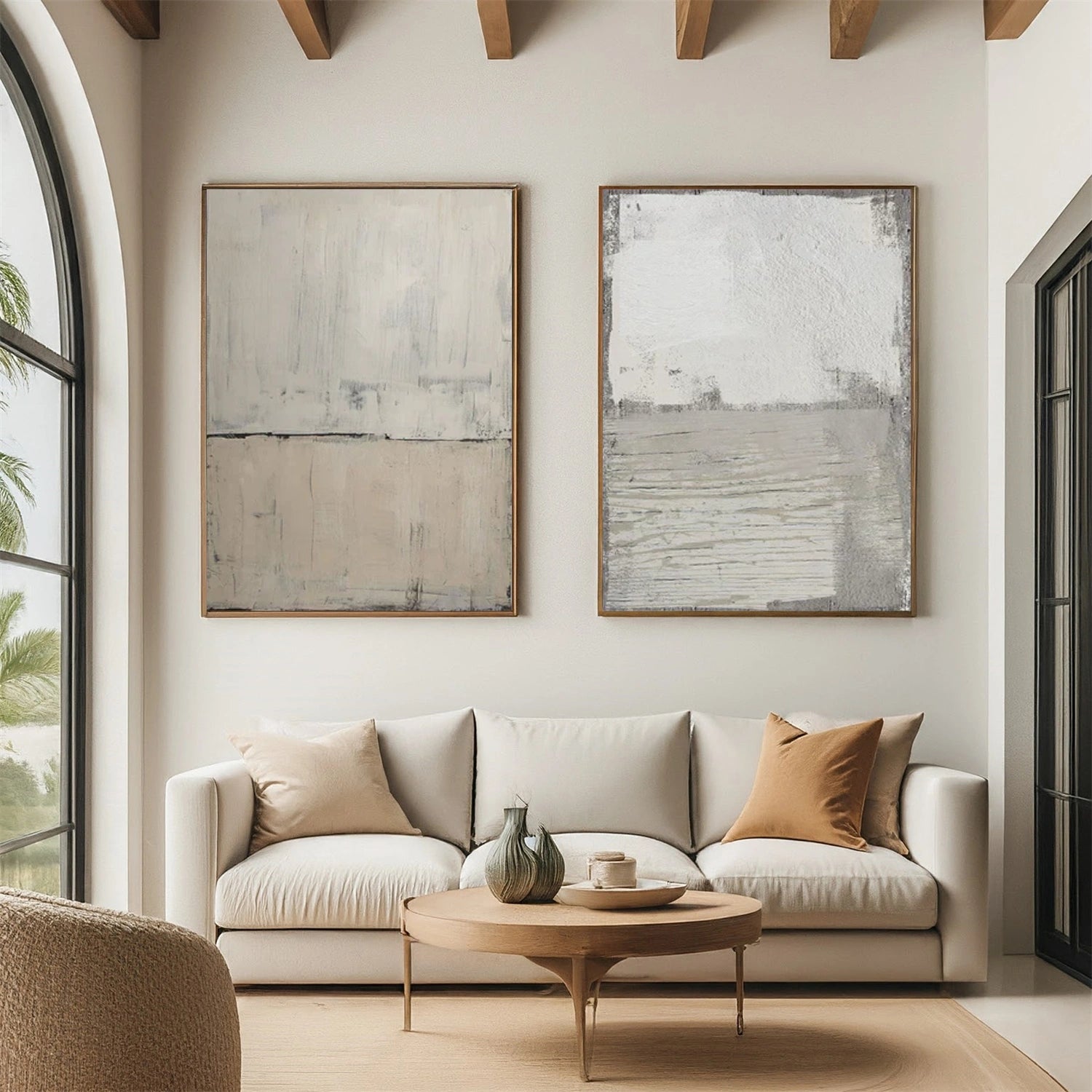 Wabi Sabi Canvas Art Set of 2 #WS725