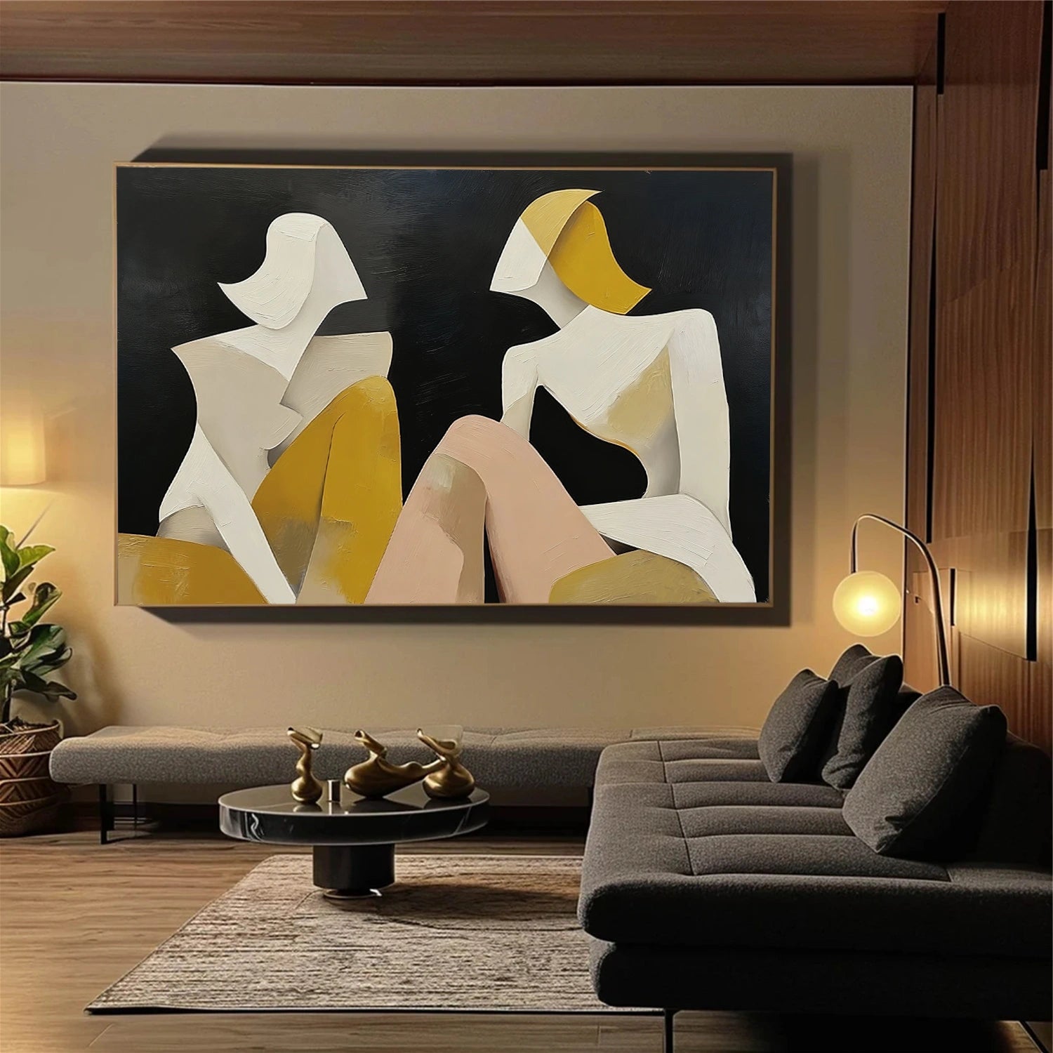 Abstract Portrait Wall Art #AP078