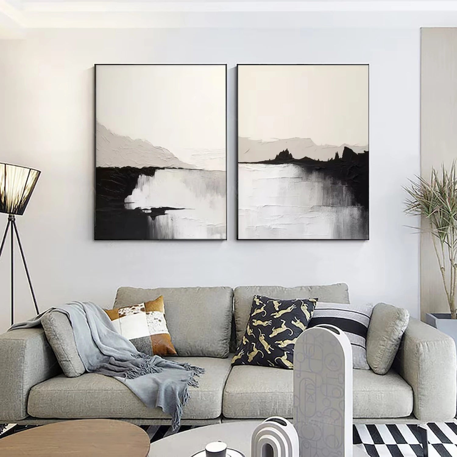 Abstract Tranquility Set of 2 #WS394