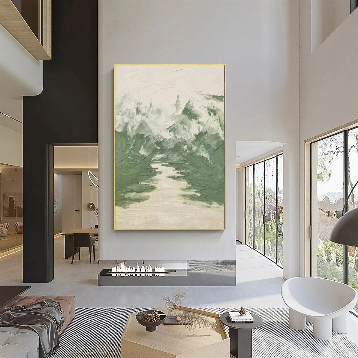 Minimalist Mountain Canvas Art #MM293