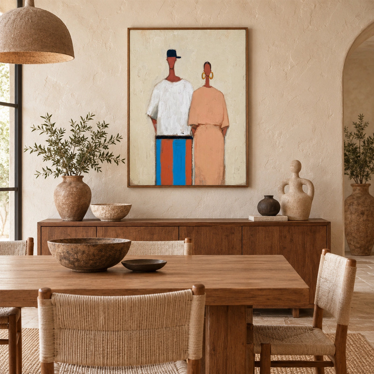 Abstract Portrait Wall Art #AP153