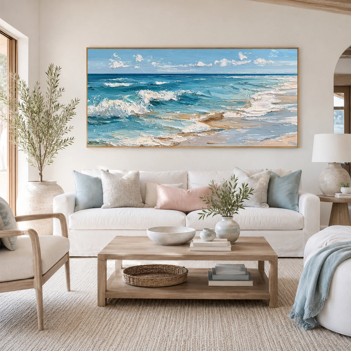 Sea & Sky Abstract Wall Art #MS372