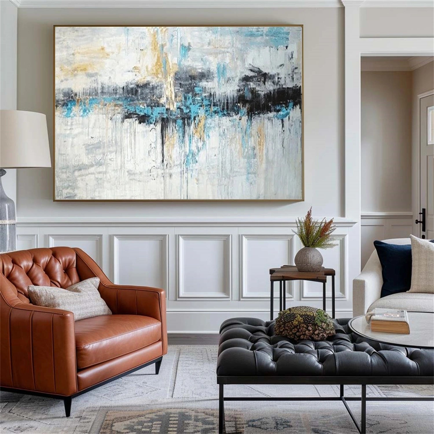 Abstract Canvas Art #WS694