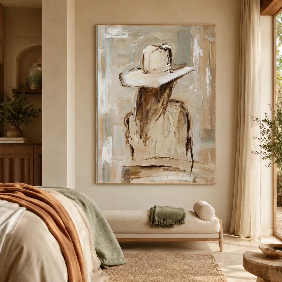 Abstract Portrait Wall Art #AP154