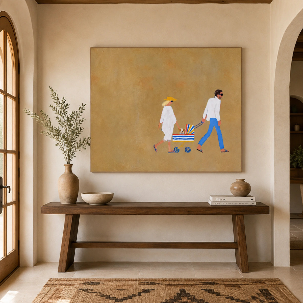 Abstract Portrait Wall Art #AP163