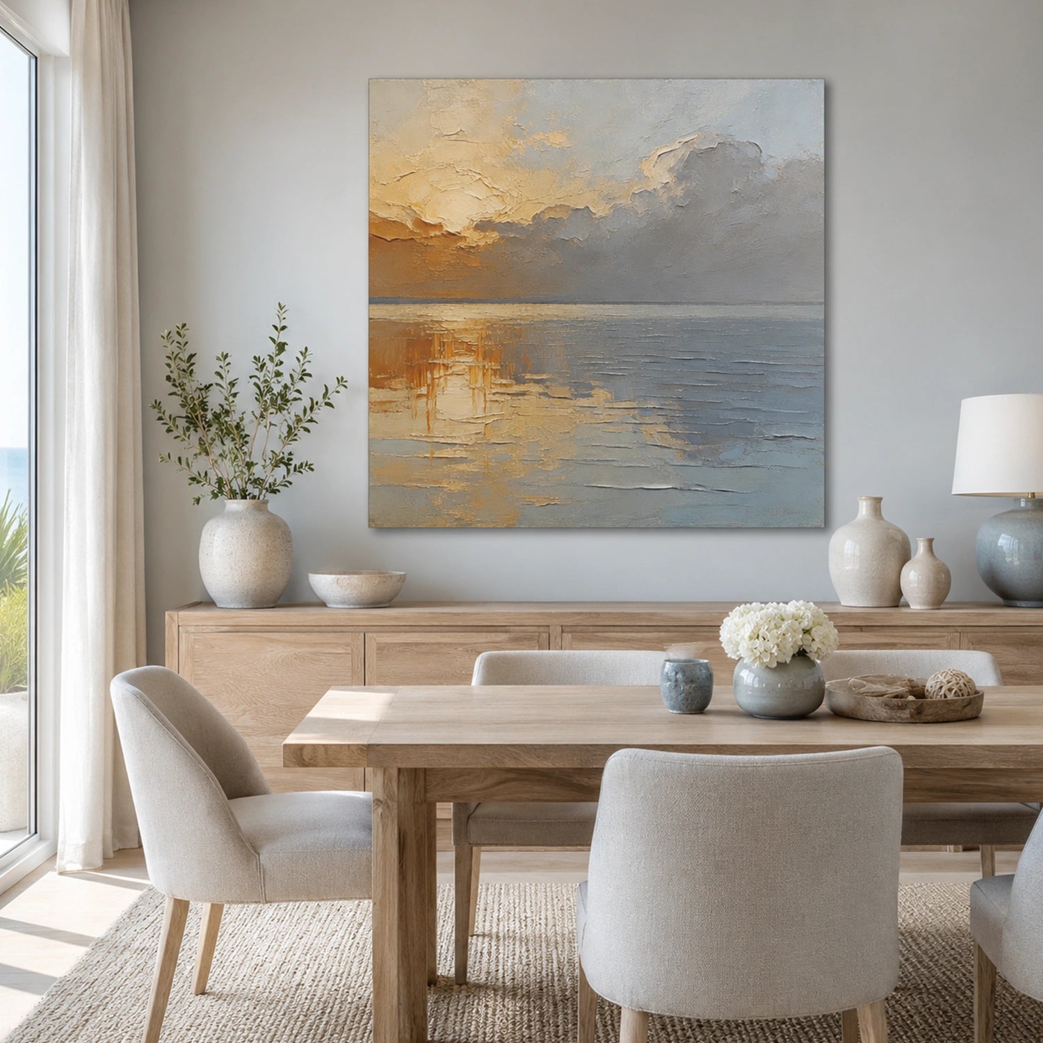 Sea & Sky Abstract Wall Art #MS334