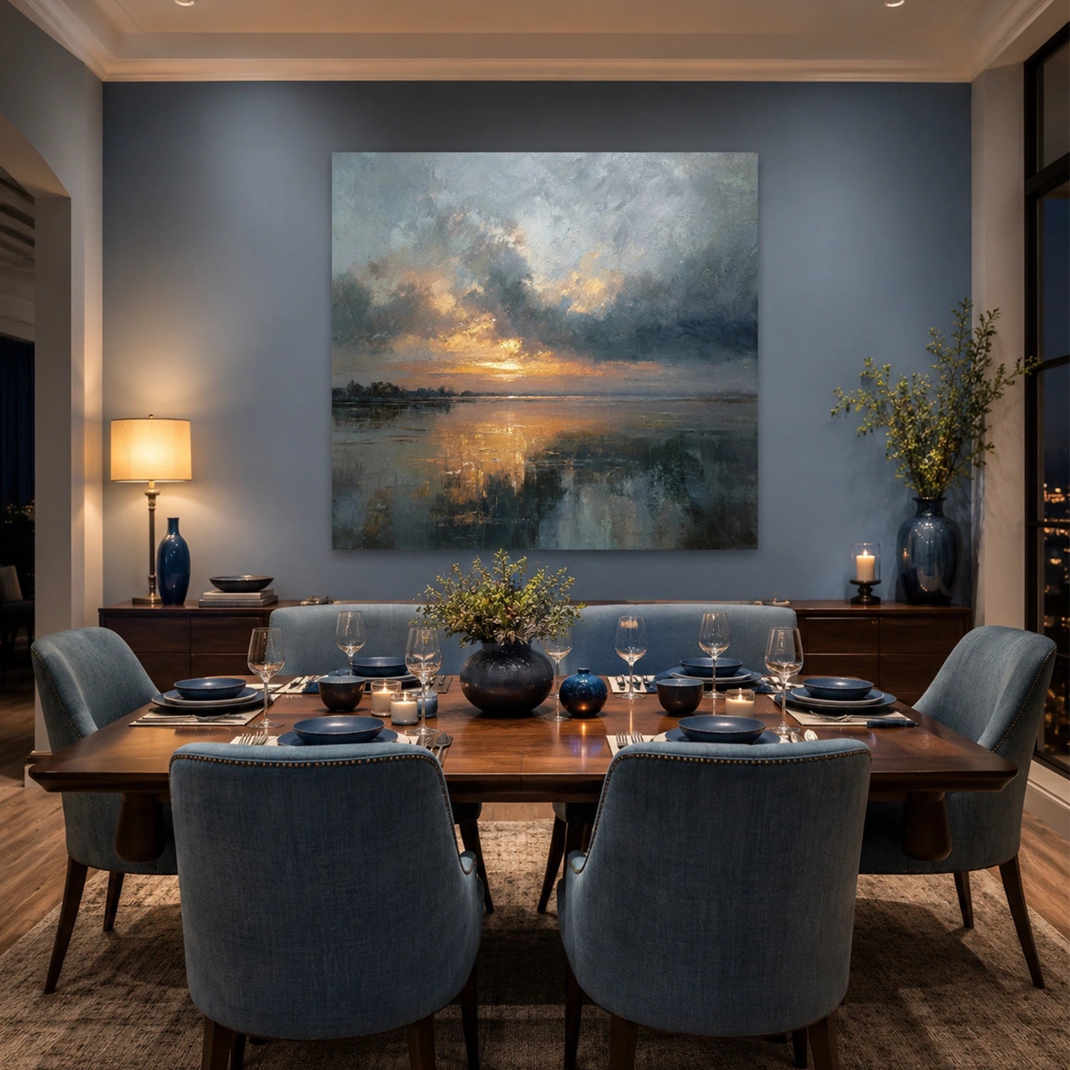 Sea & Sky Abstract Wall Art #MS336