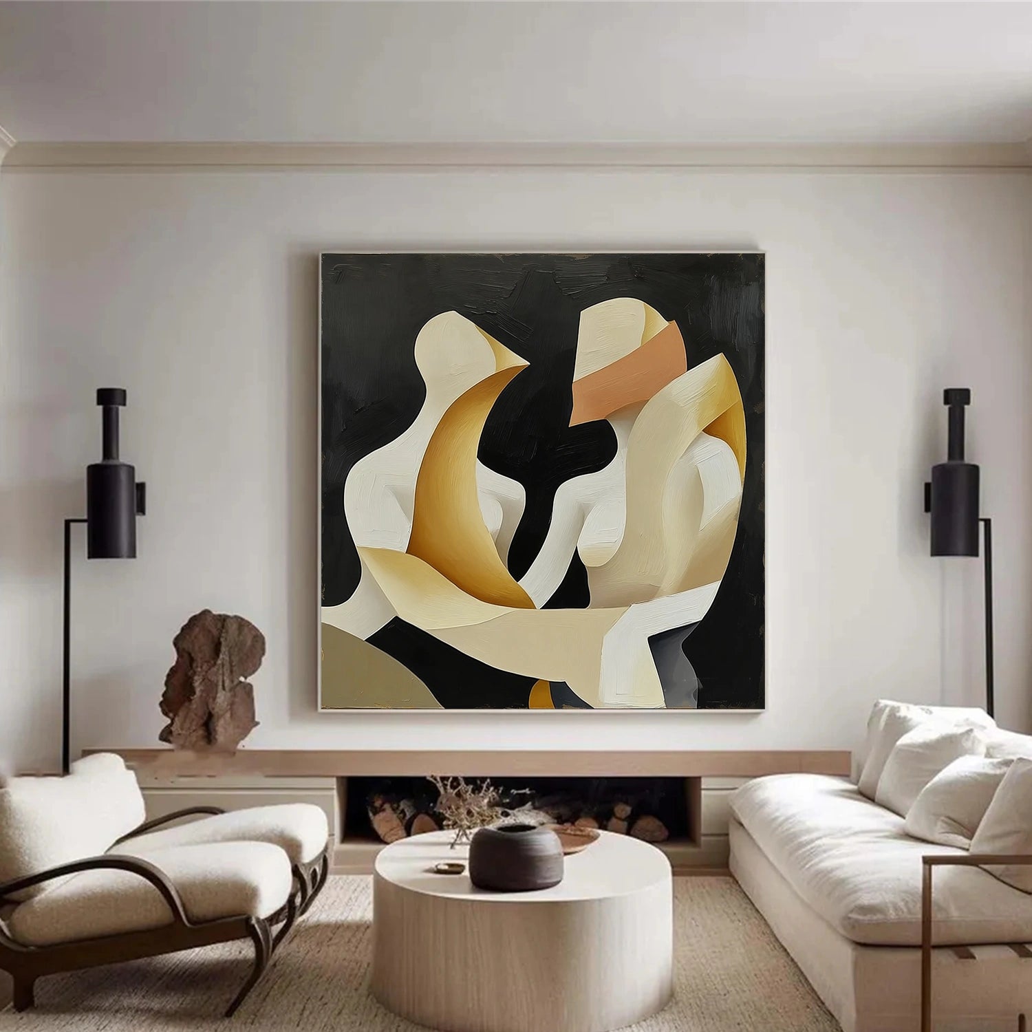 Abstract Portrait Wall Art #AP079