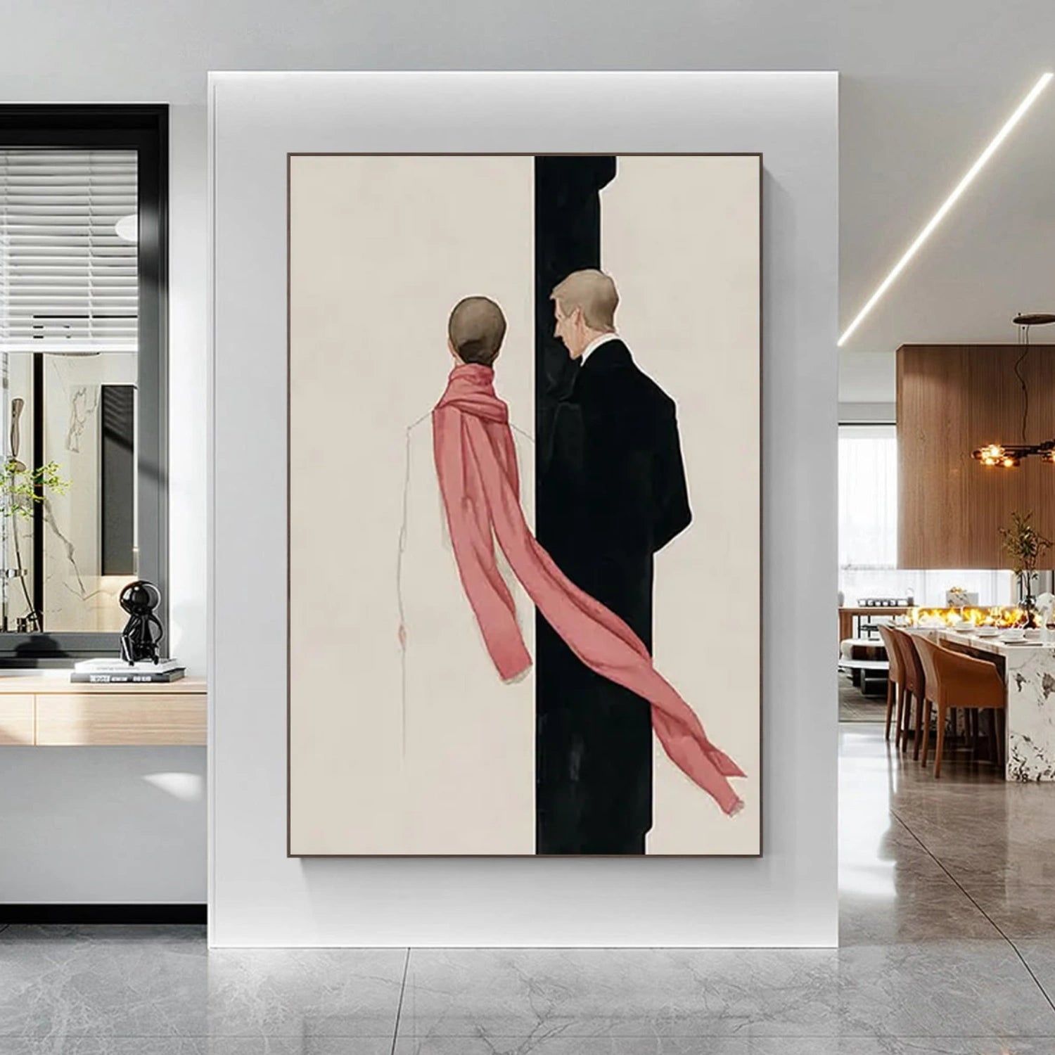 Abstract Portrait Wall Art #AP105