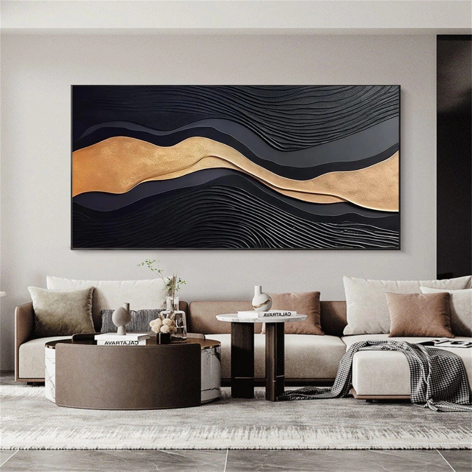 Minimalist Textured Canvas Art #MM367