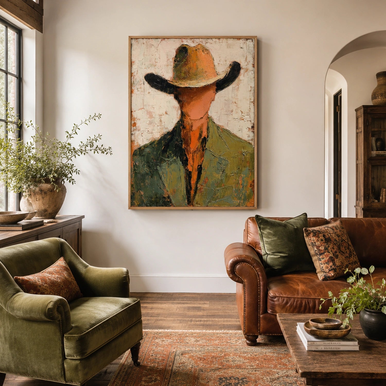 Western Cowboy Art #VA135