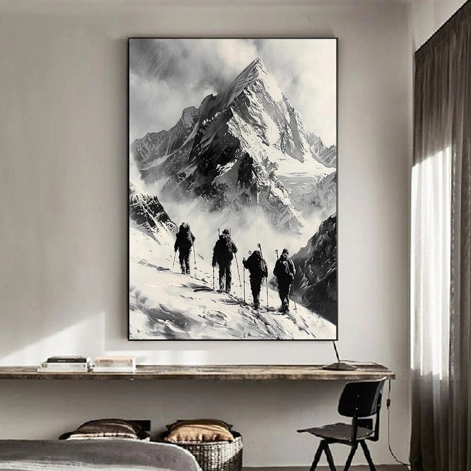 Minimalist Mountain Canvas Art #MM298