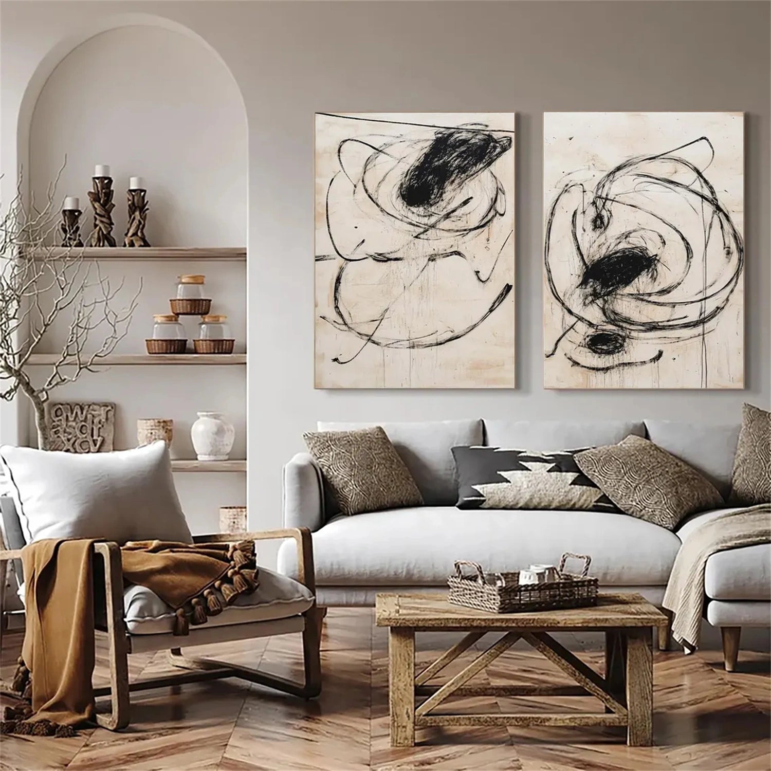 WABI SABI TRANQUILITY Set of 2 #WS560