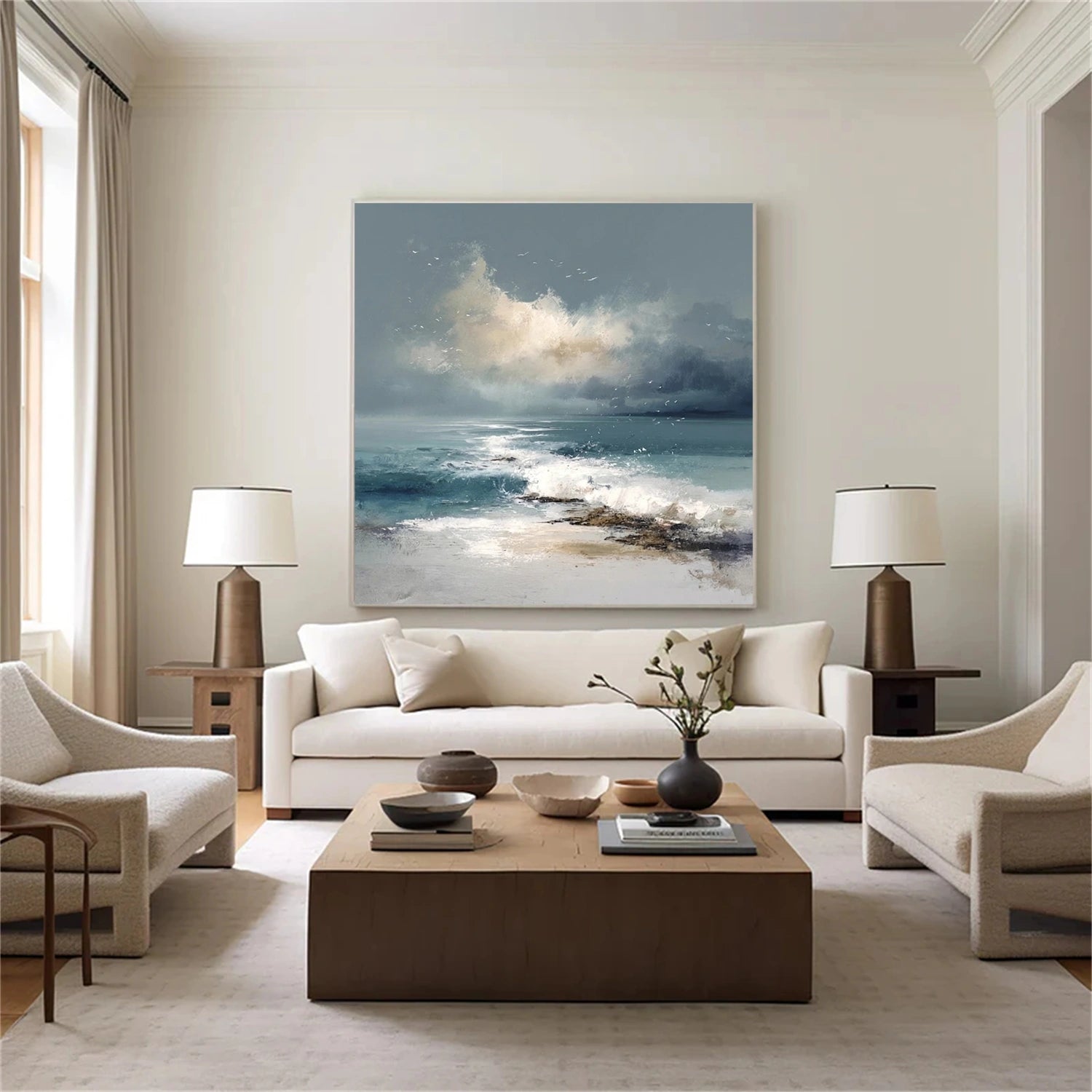 Sea & Sky Abstract Wall Art #MS293