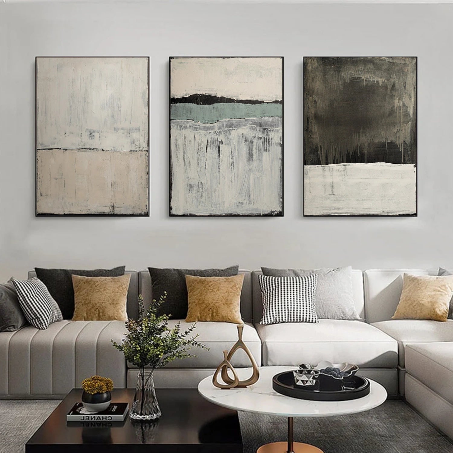 Wabi Sabi Canvas Art Set of 3 #WS684