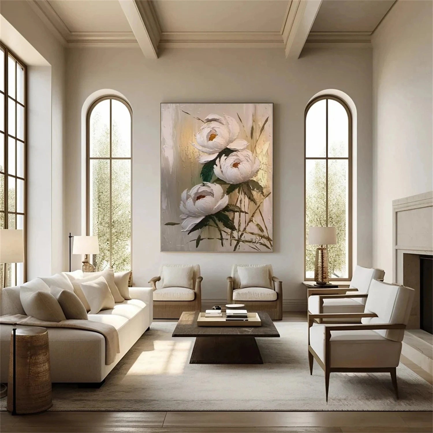 Flower & Tree Abstract Wall Art #ML199