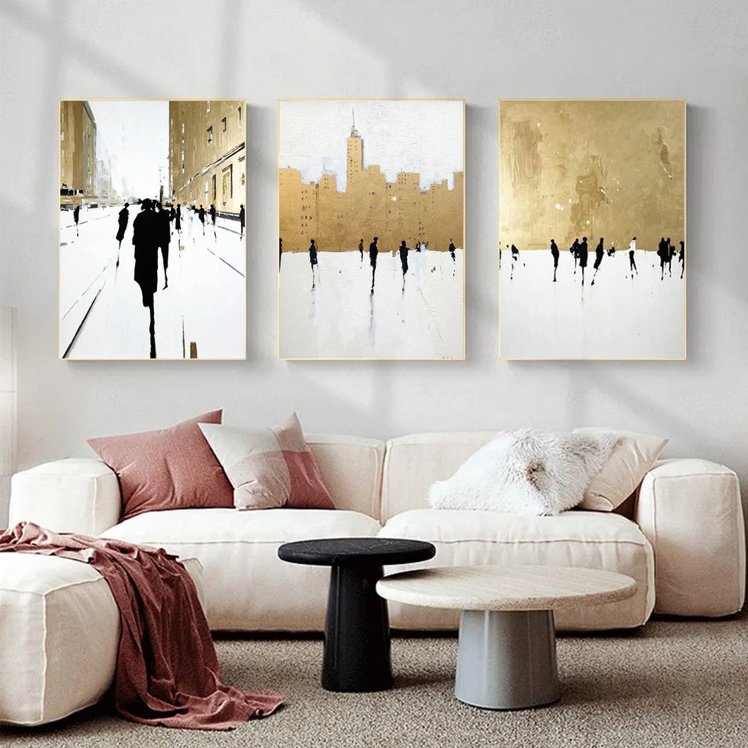 Abstract Portrait Wall Art Set of 3 #AP066