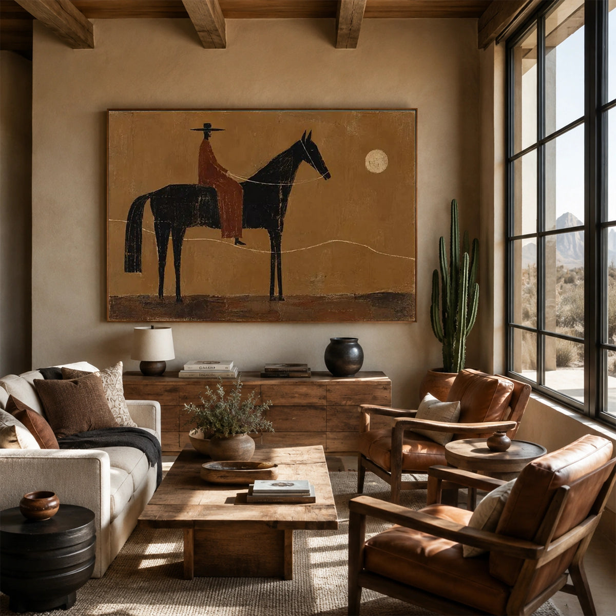 Western Cowboy Art #VA232