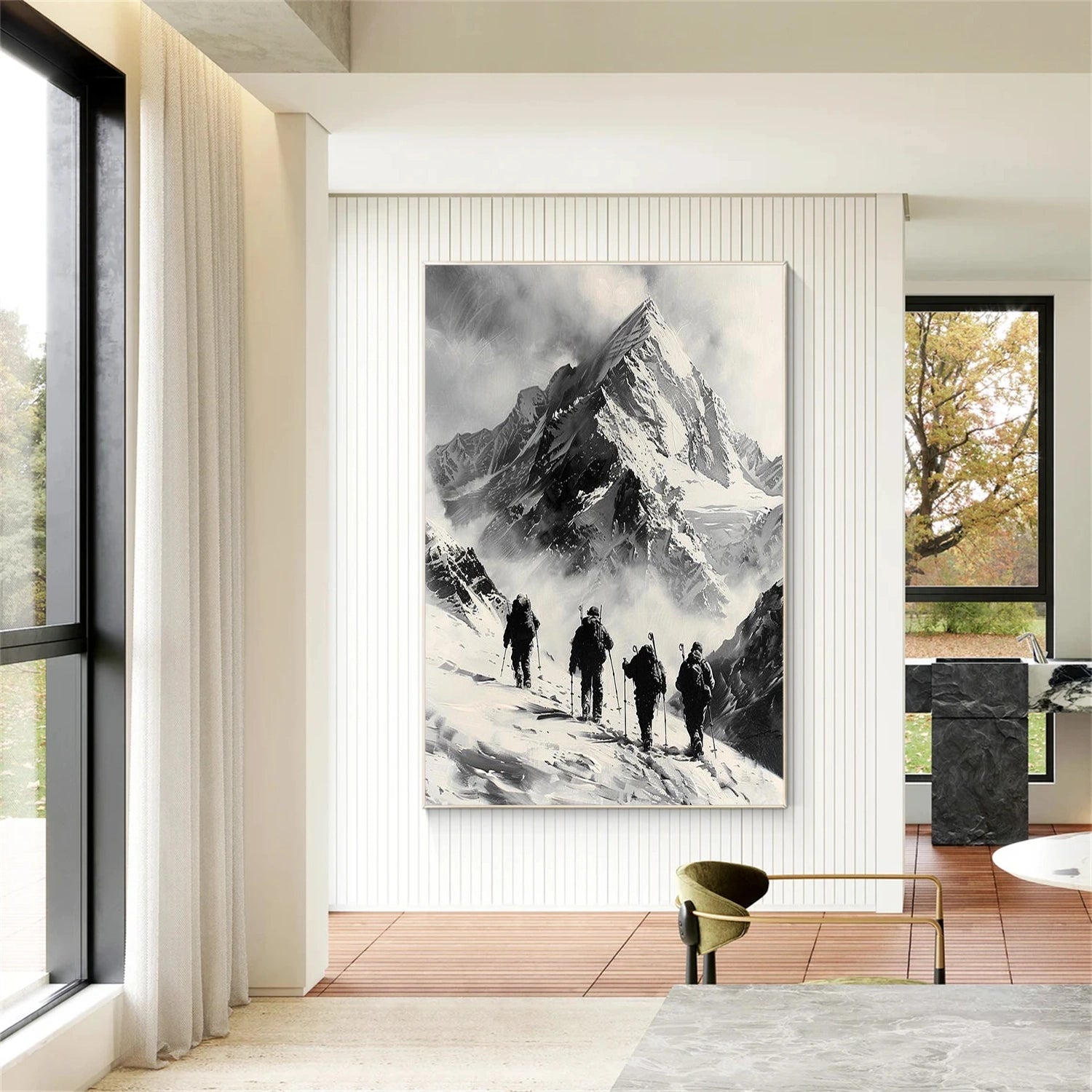 Minimalist Mountain Canvas Art #MM298