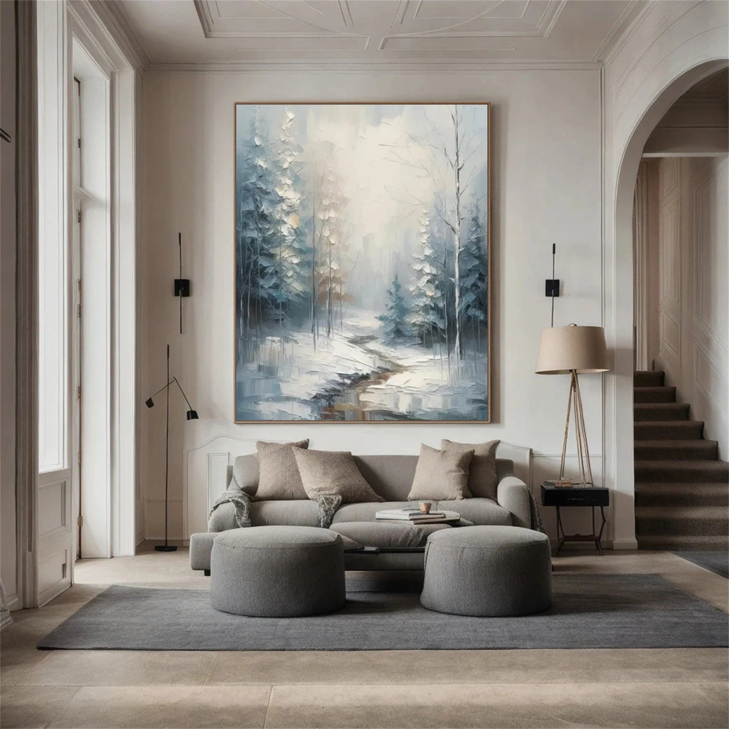 Flower & Tree Abstract Wall Art #ML160