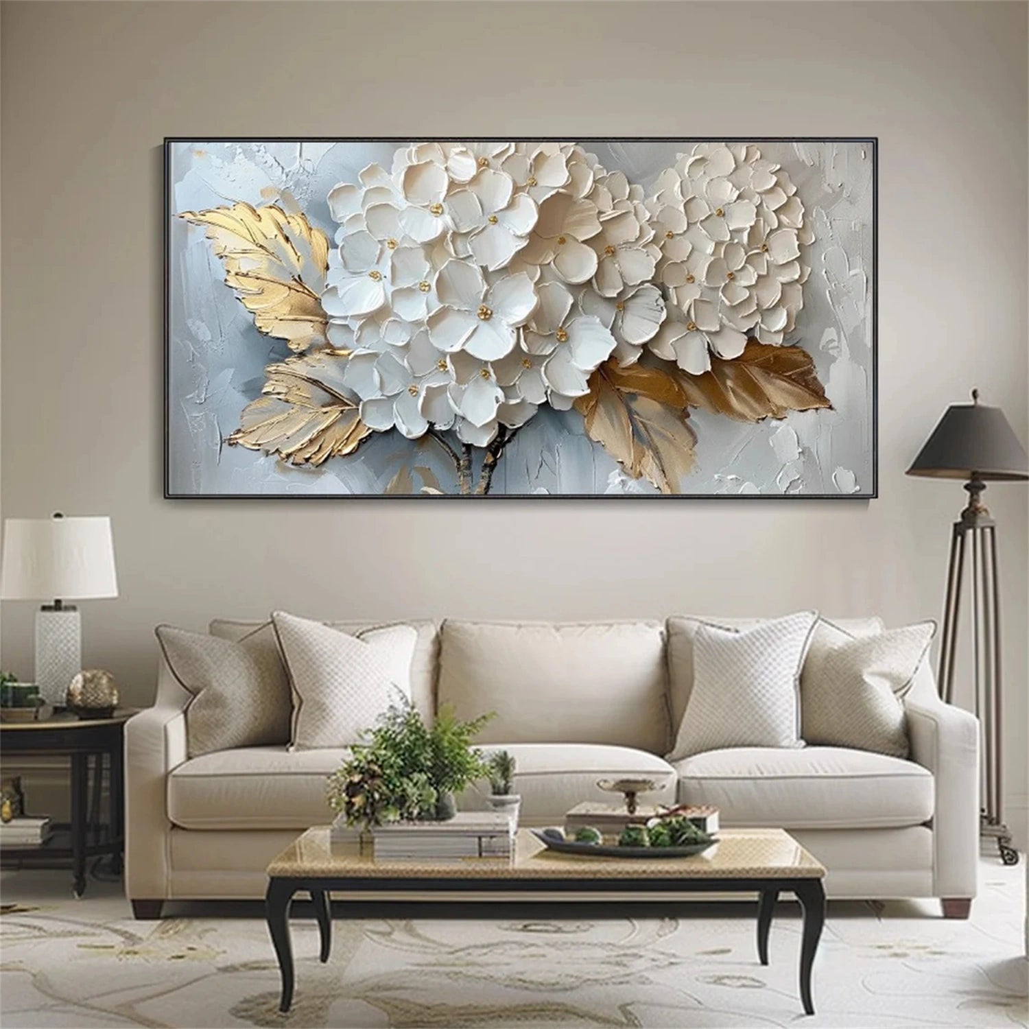 Colorful Flower & Tree Abstract Wall Art #ML050