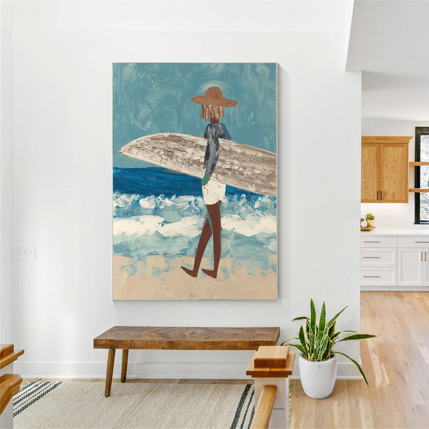 Abstract Portrait Wall Art #AP100