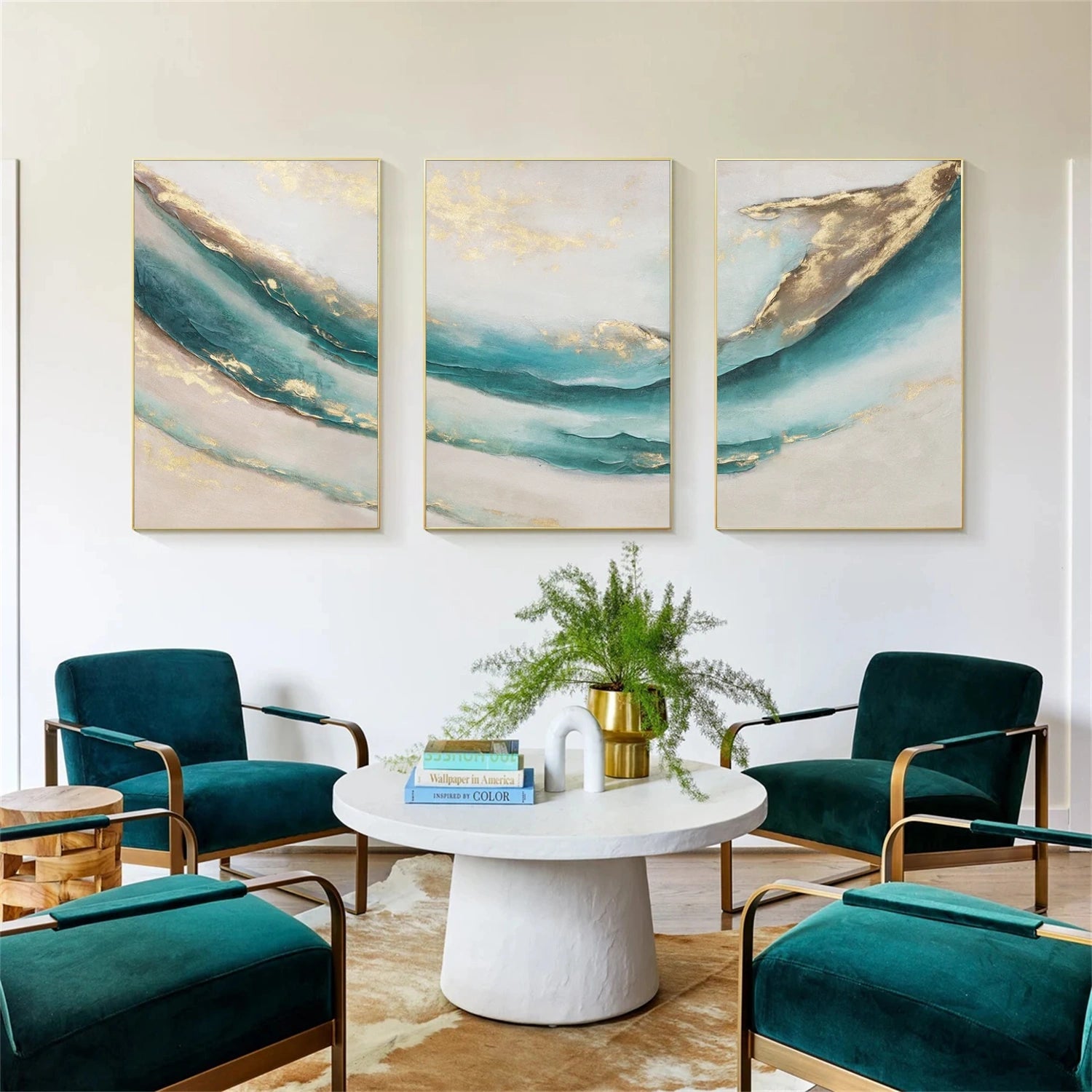 Abstract Canvas Art Set of 3 #WS802
