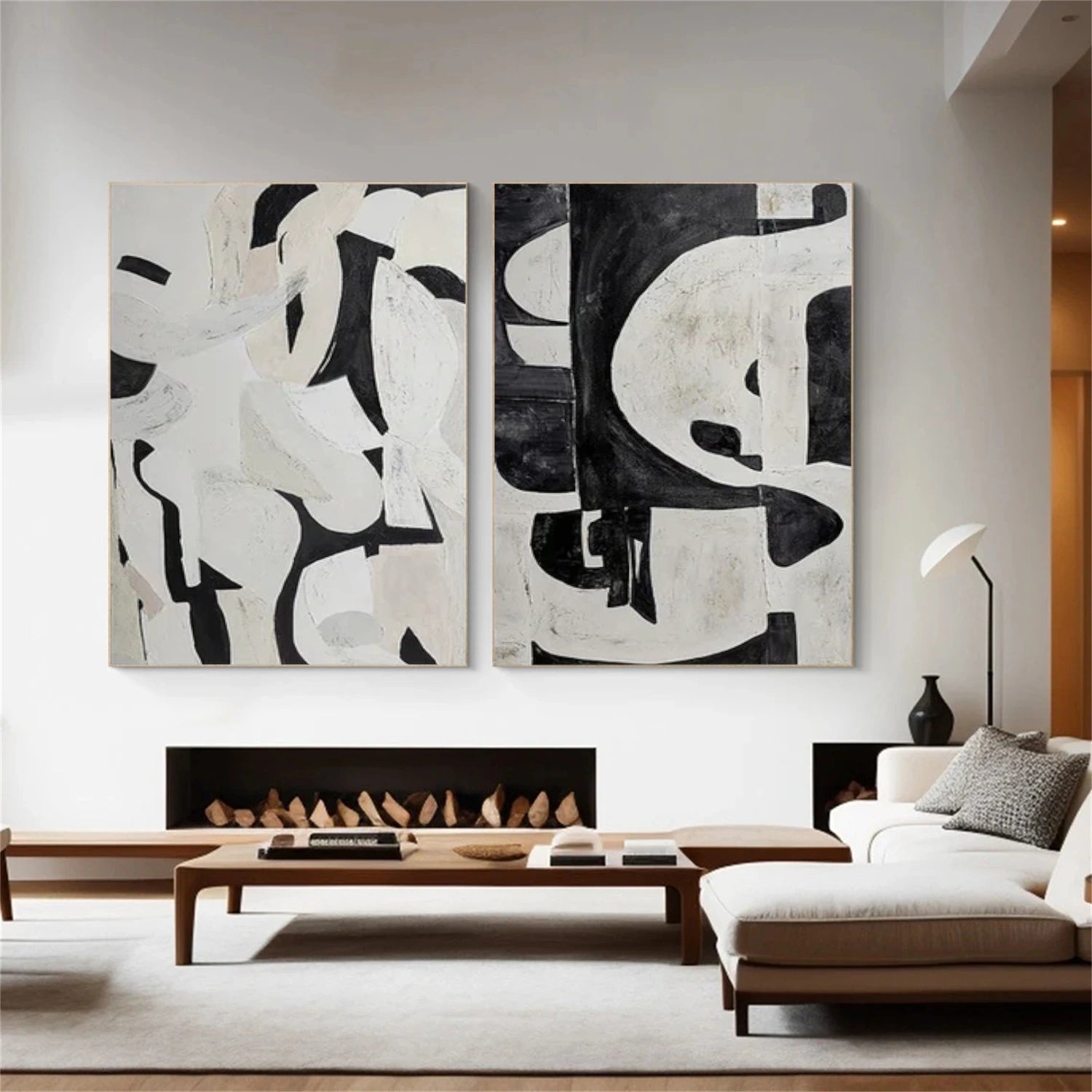 Minimalist Canvas Art Set of 2 #MM265