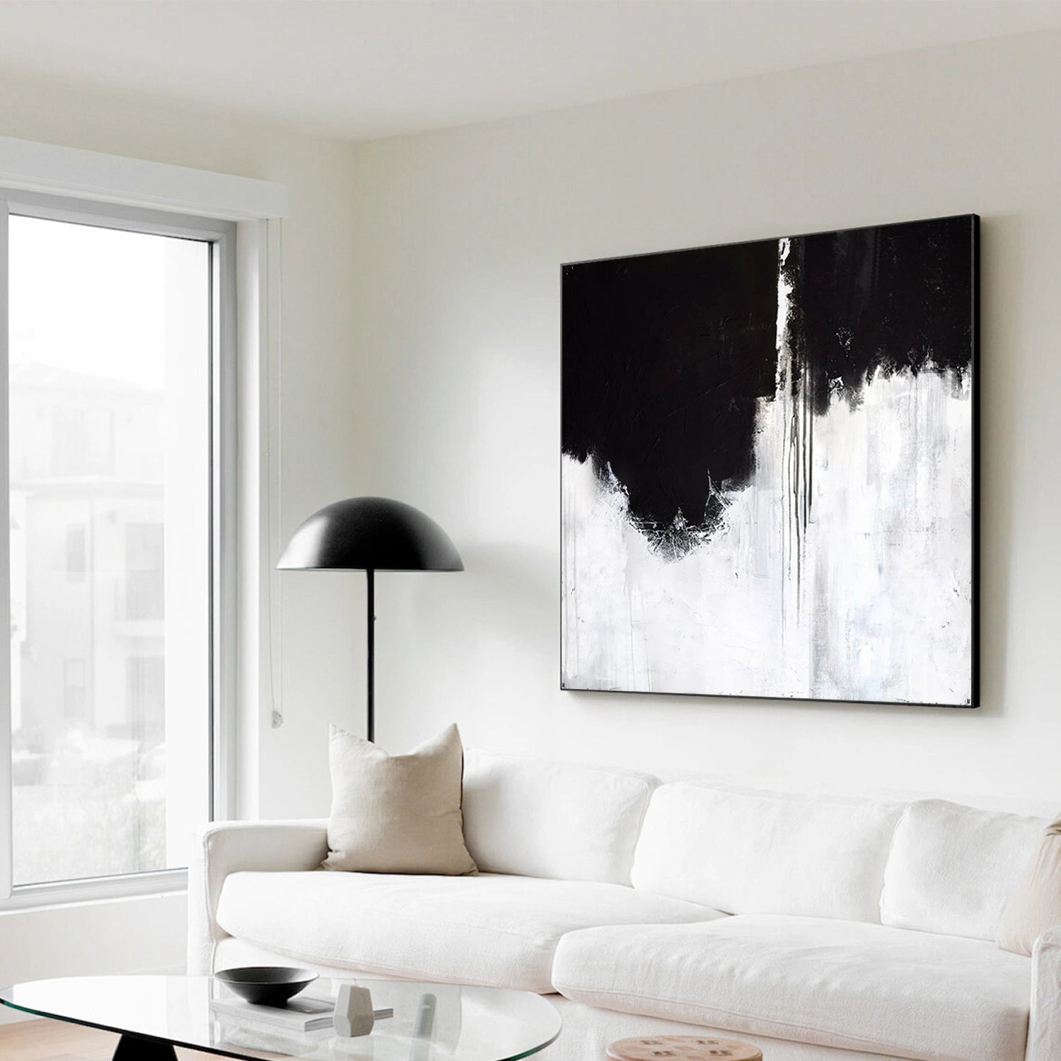 White and Black Minimalistic Art #MM198
