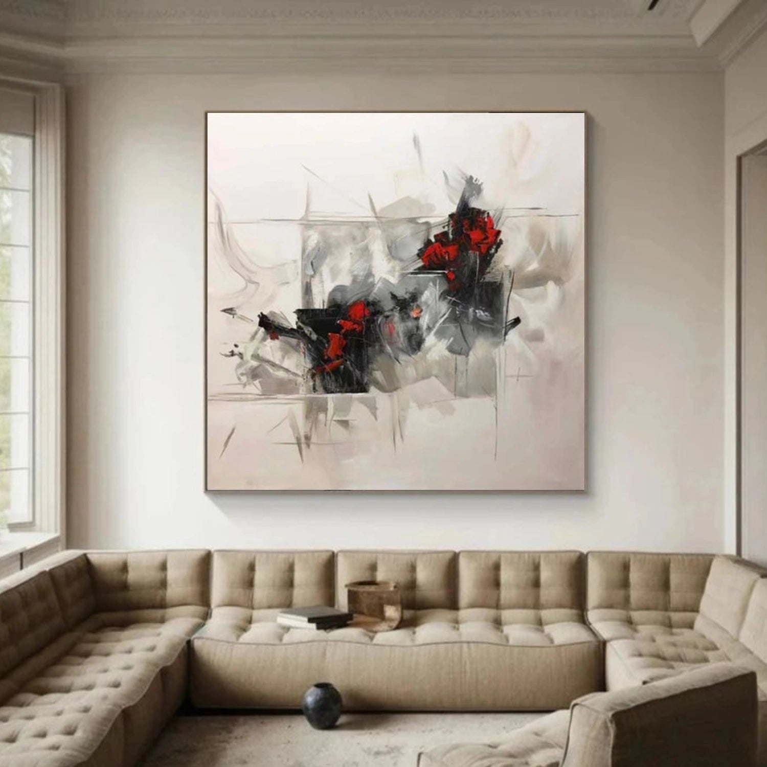 Abstract Canvas Art #WS964