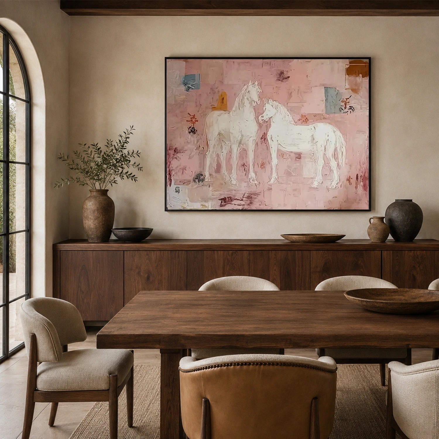 Abstract Animal Horse Wall Art #AL222