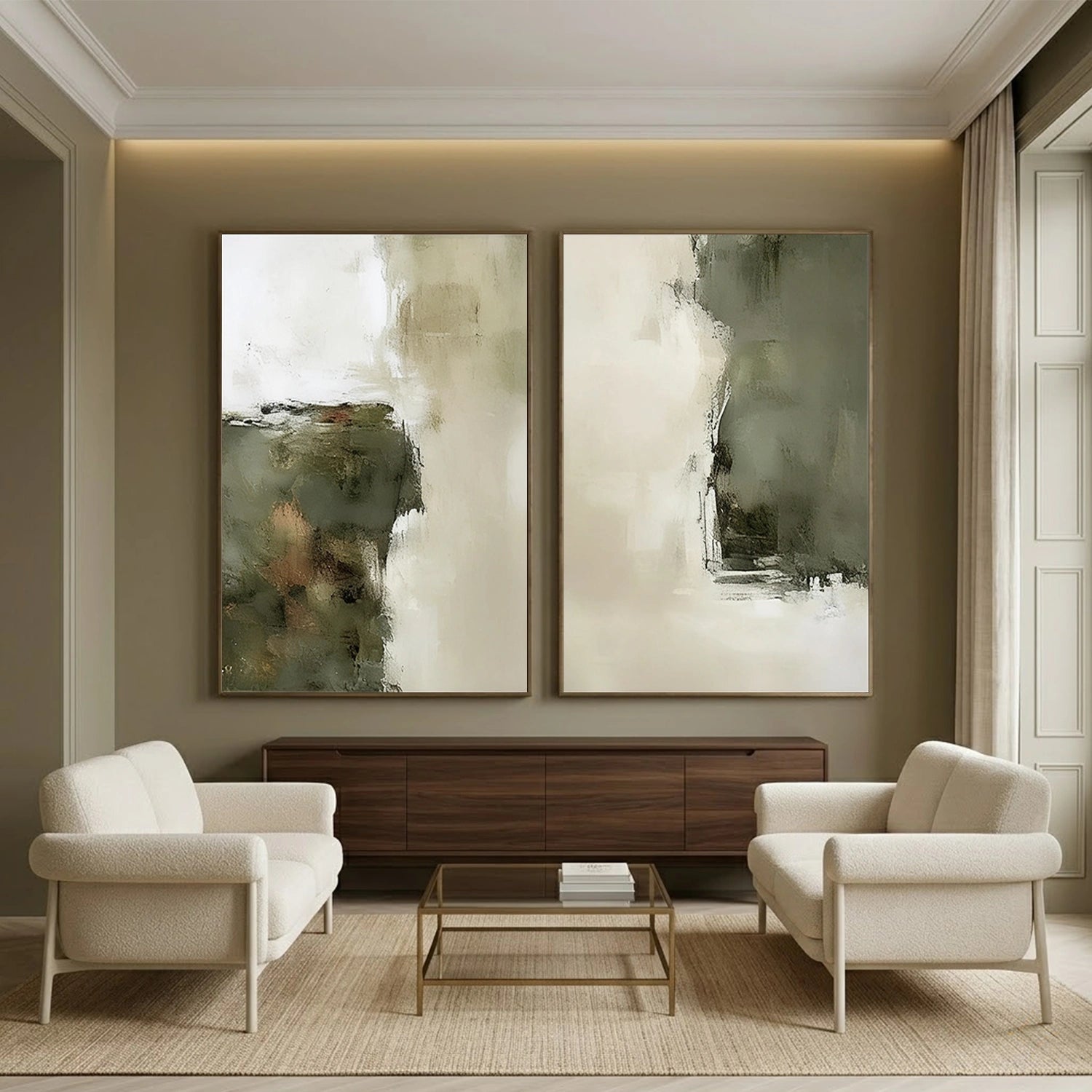 Wabi Sabi Canvas Art Set of 2 #WS1075