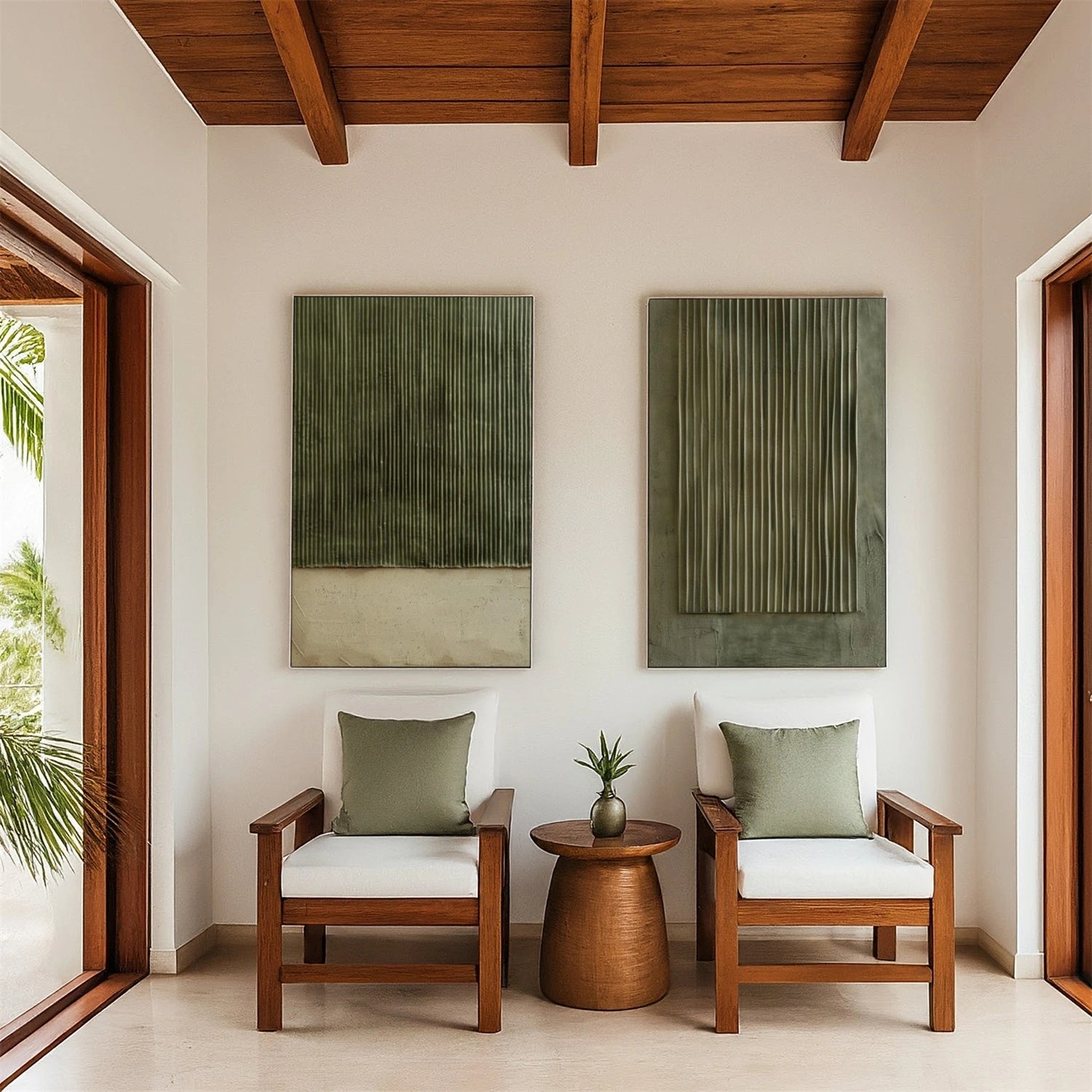 Minimalist Textured Canvas Art Set of 2 #MM359