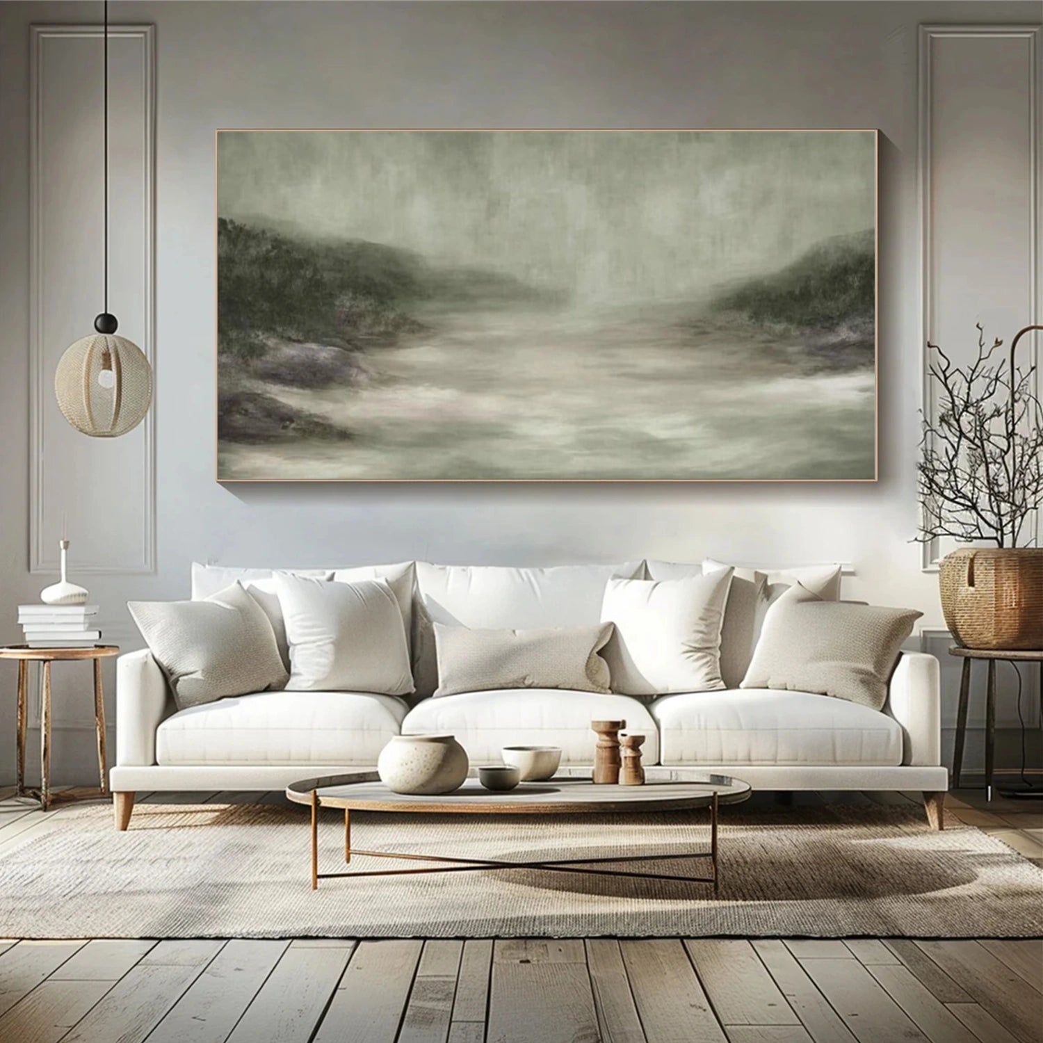 Abstract Mountain Canvas Art #MM282