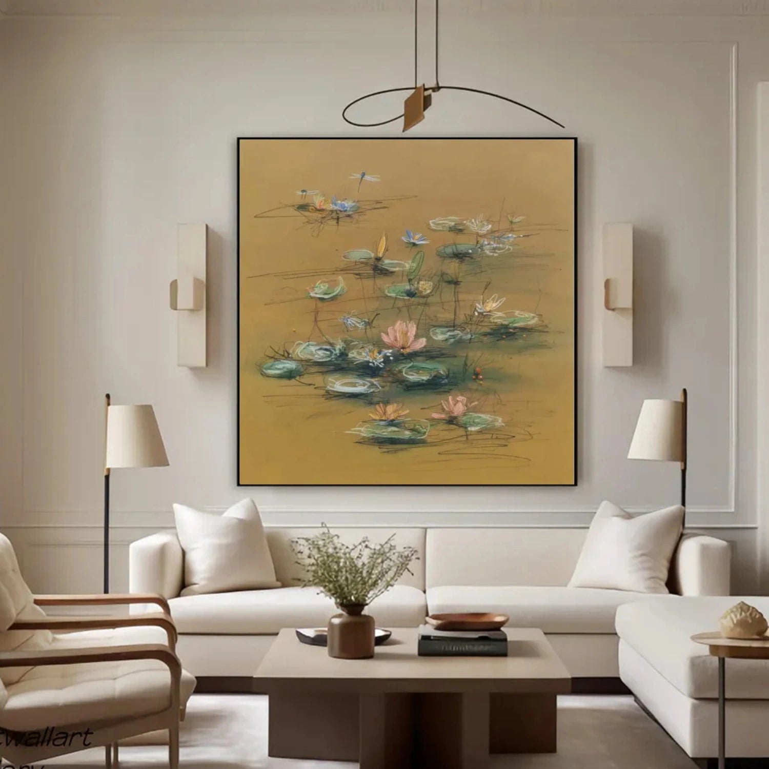 Flower & Tree Abstract Wall Art #ML176