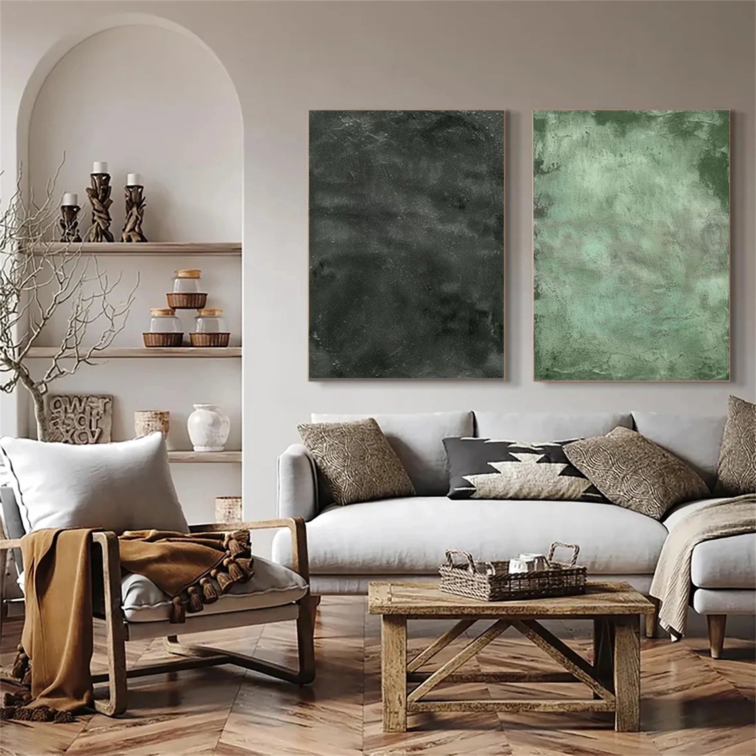 Wabi Sabi Canvas Art Set of 2 #WS990