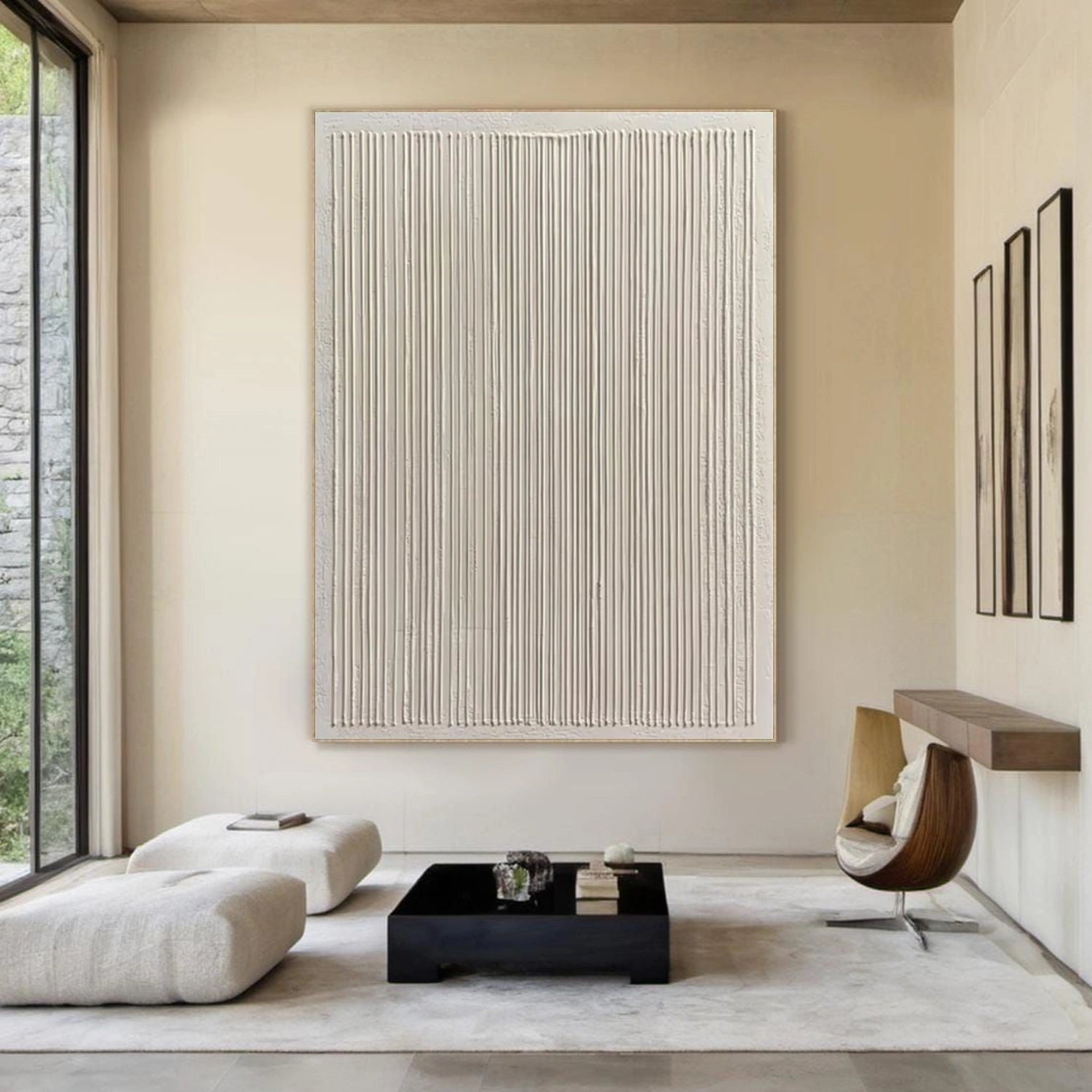 Minimalist Textured Canvas Art #MM356