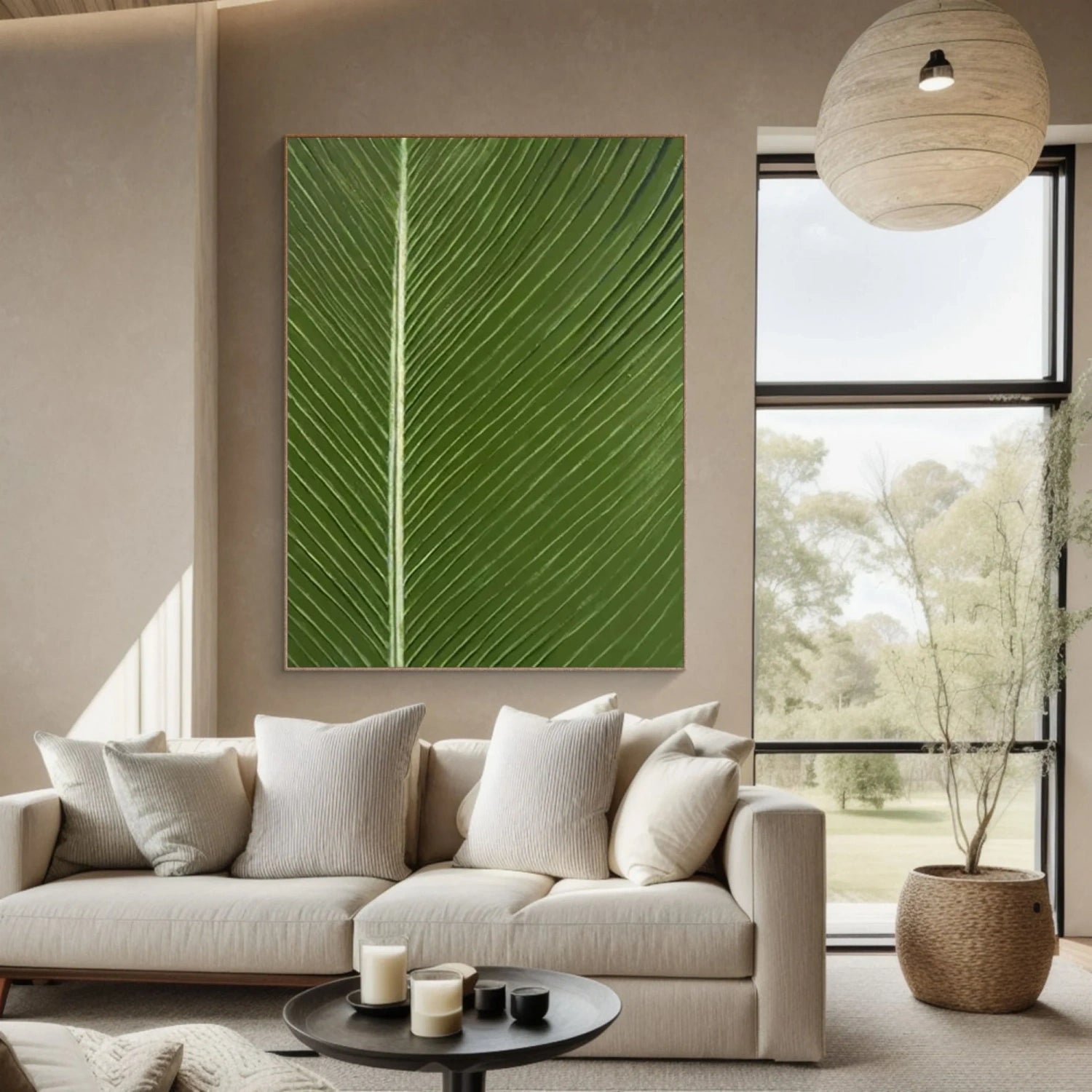 Green Minimalist Texture Art #GT045