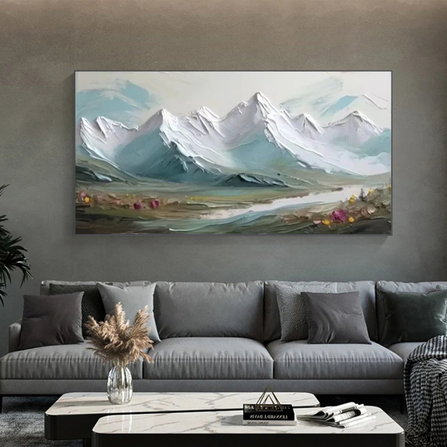 Minimalist Mountain Canvas Art #MM314