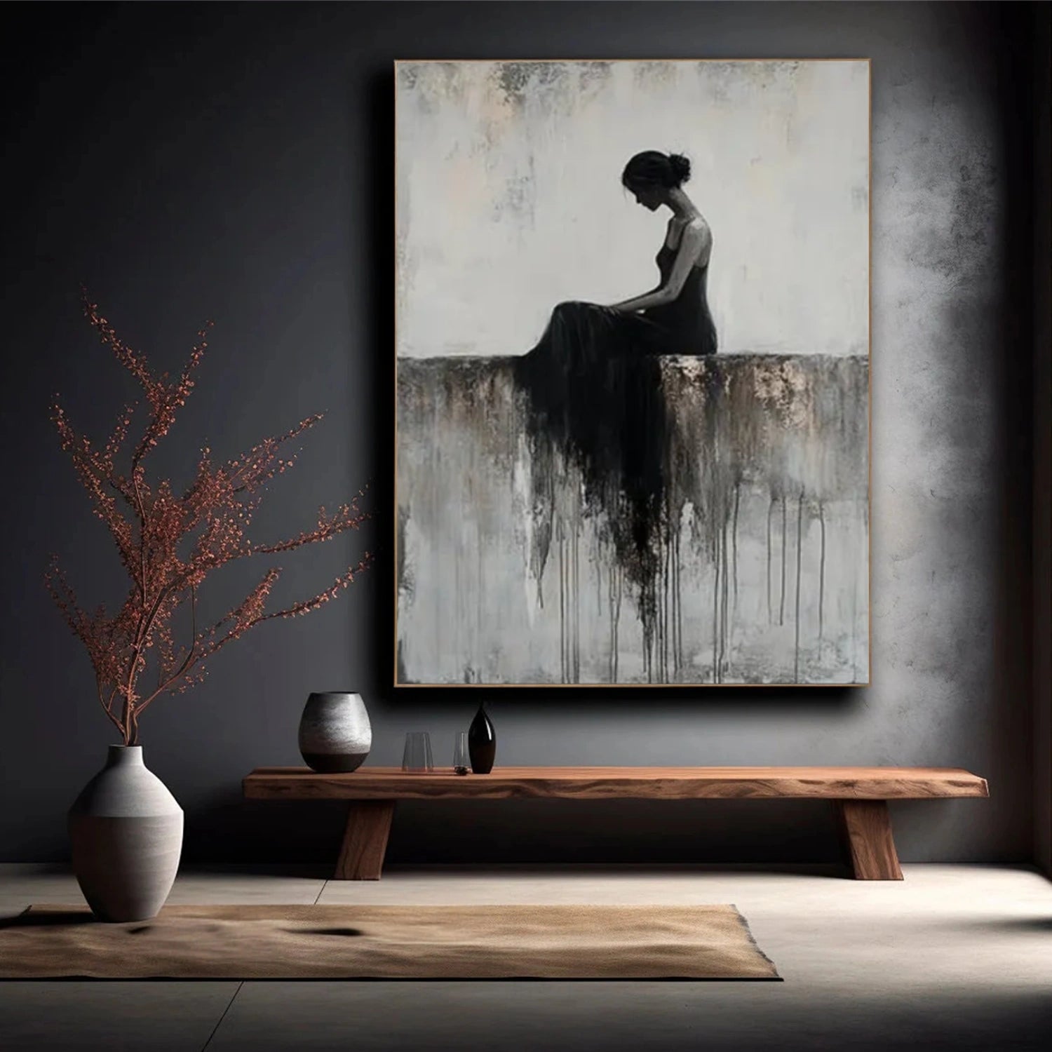 Abstract Portrait Wall Art #AP114