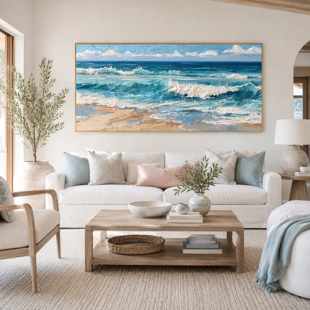 Sea & Sky Abstract Wall Art #MS371