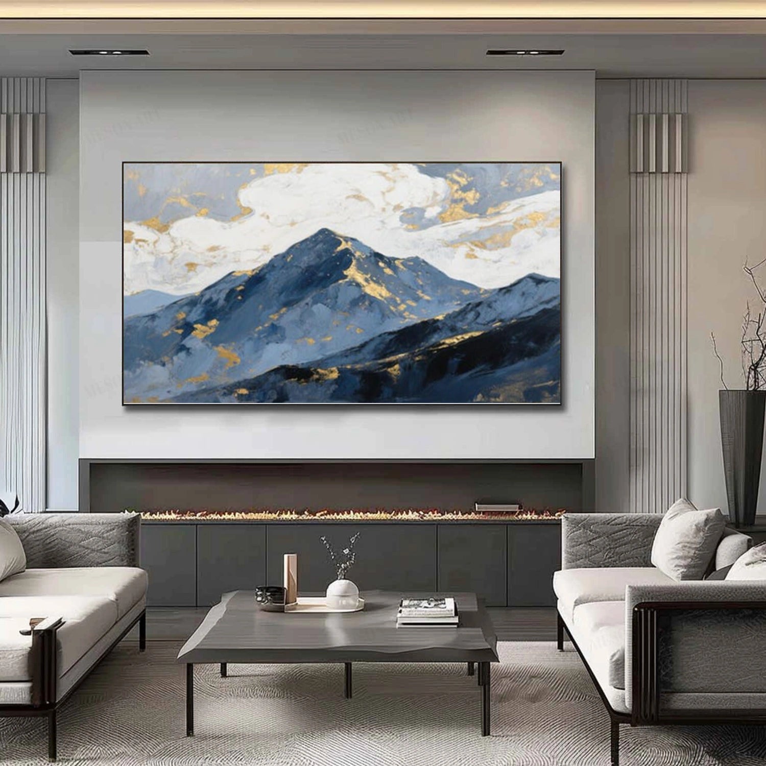 Minimalist Mountain Canvas Art #MM342