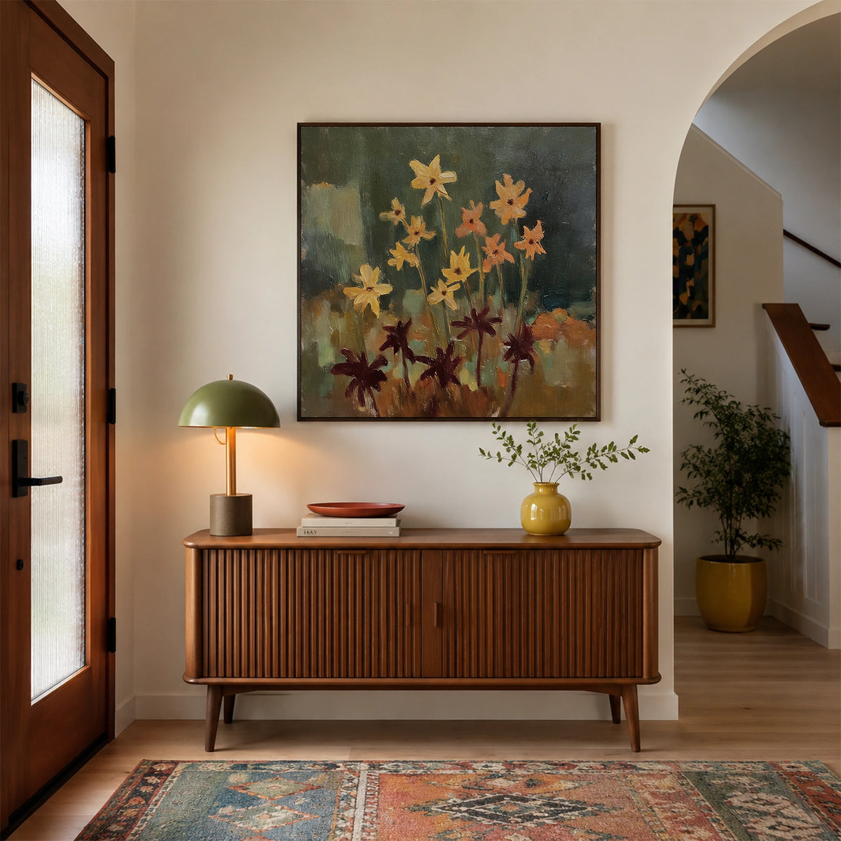 Flower & Tree Abstract Wall Art #ML272